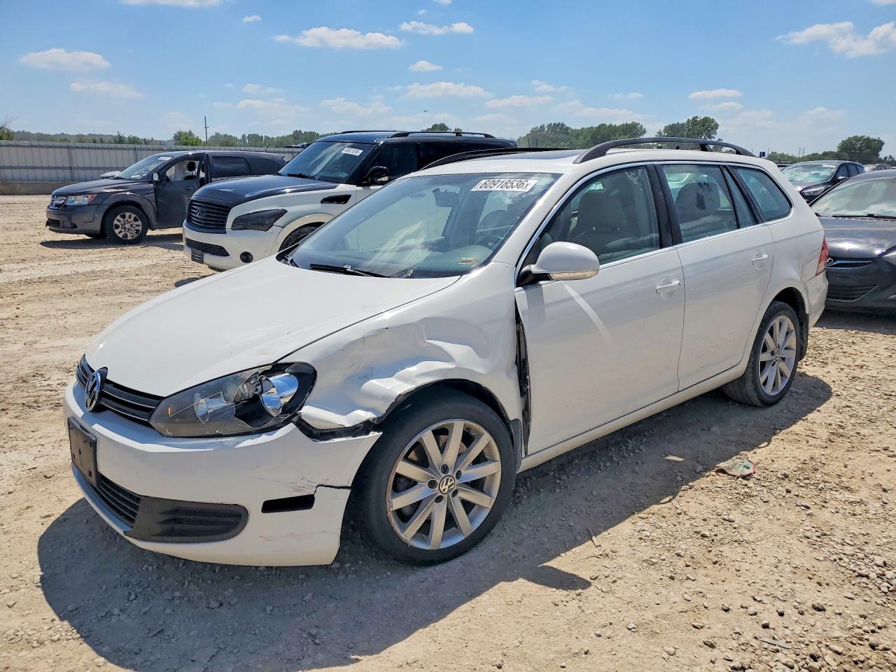 2013 Volkswagen Jetta Tdi White vin: 3VWPL7AJ7DM622620