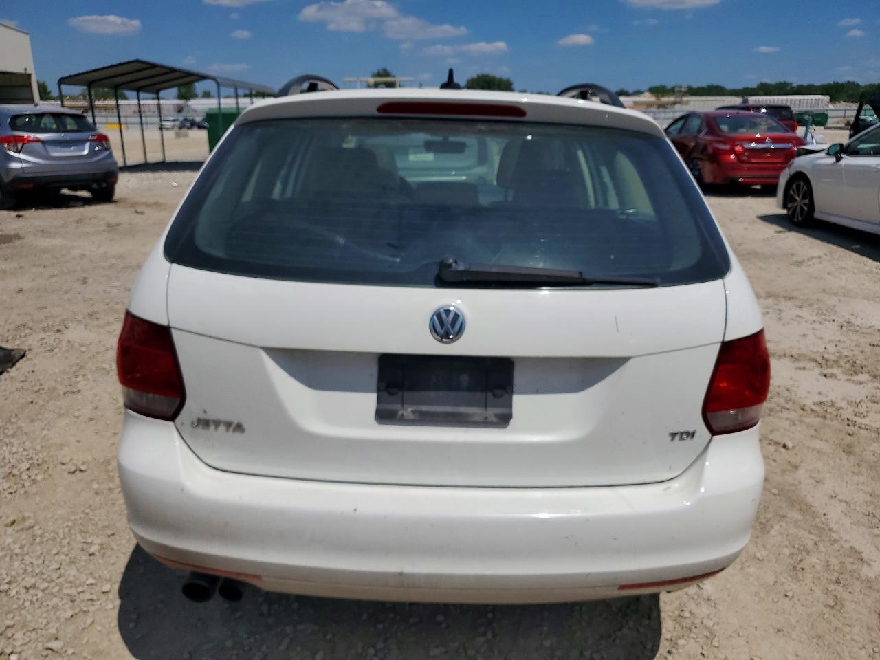 2013 Volkswagen Jetta Tdi White vin: 3VWPL7AJ7DM622620