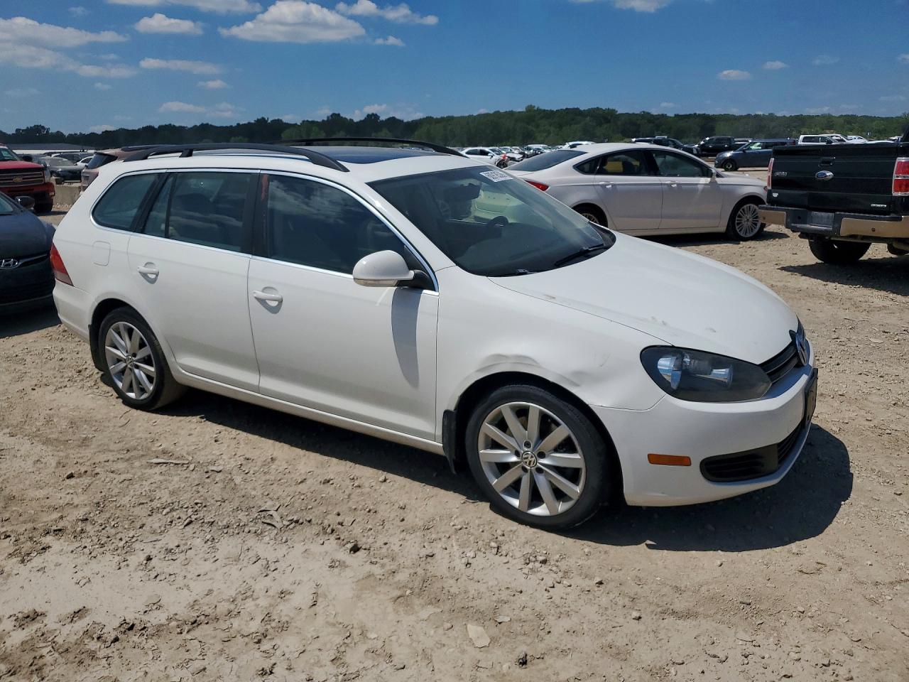 2013 Volkswagen Jetta Tdi White vin: 3VWPL7AJ7DM622620