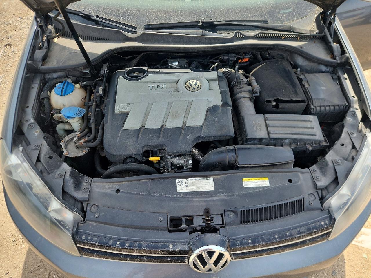 2014 Volkswagen Jetta Tdi Серый vin: 3VWPL7AJ7EM606483