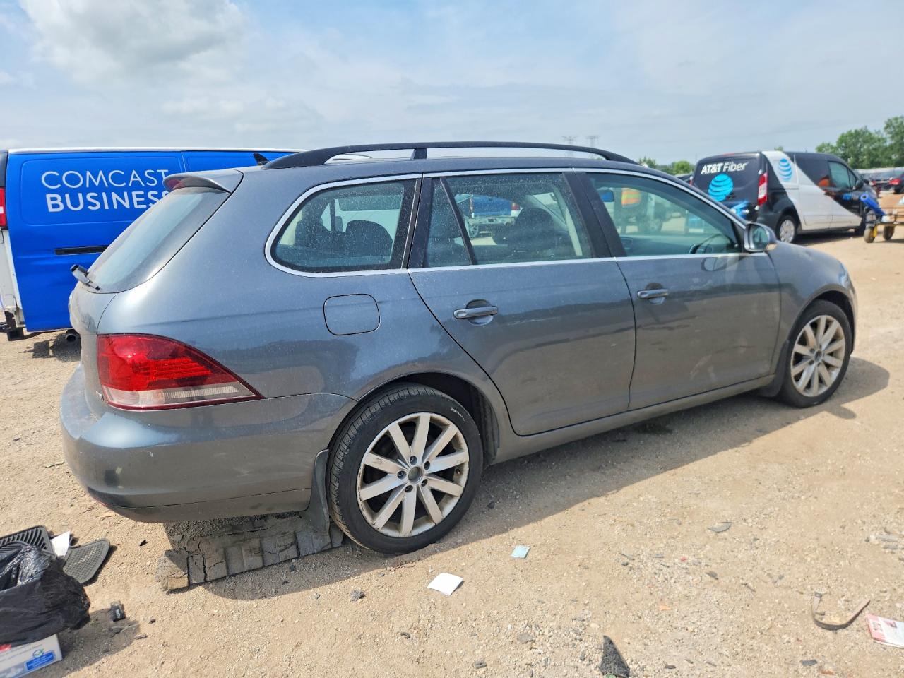 2014 Volkswagen Jetta Tdi Серый vin: 3VWPL7AJ7EM606483