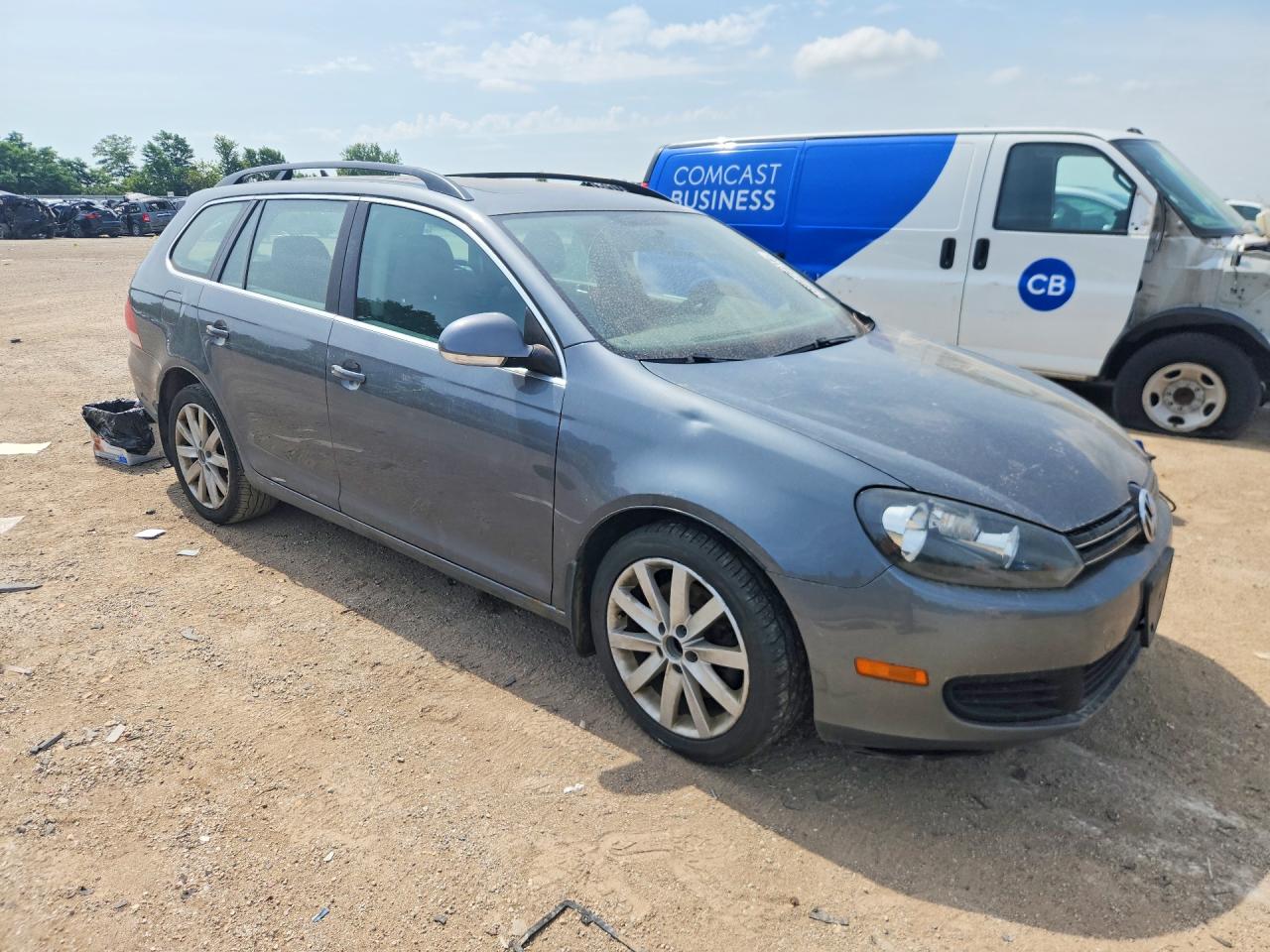 2014 Volkswagen Jetta Tdi Серый vin: 3VWPL7AJ7EM606483