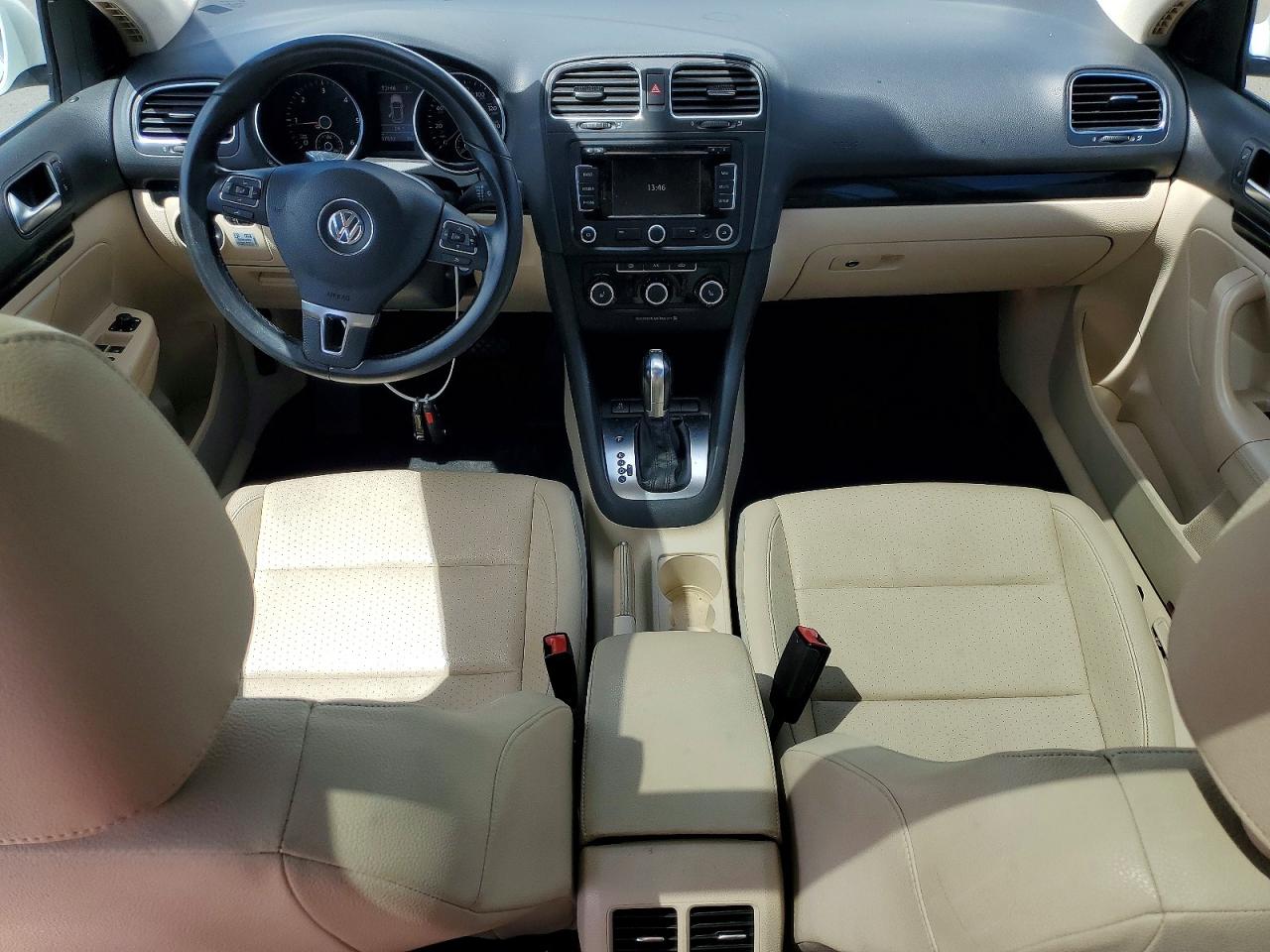 2014 Volkswagen Jetta Tdi Белый vin: 3VWPL7AJ7EM610257