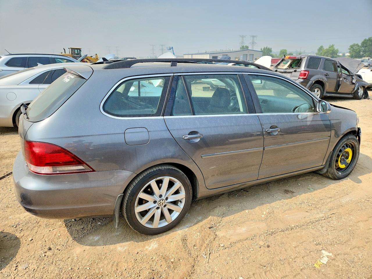 2014 Volkswagen Jetta Tdi Gray vin: 3VWPL7AJ7EM613532