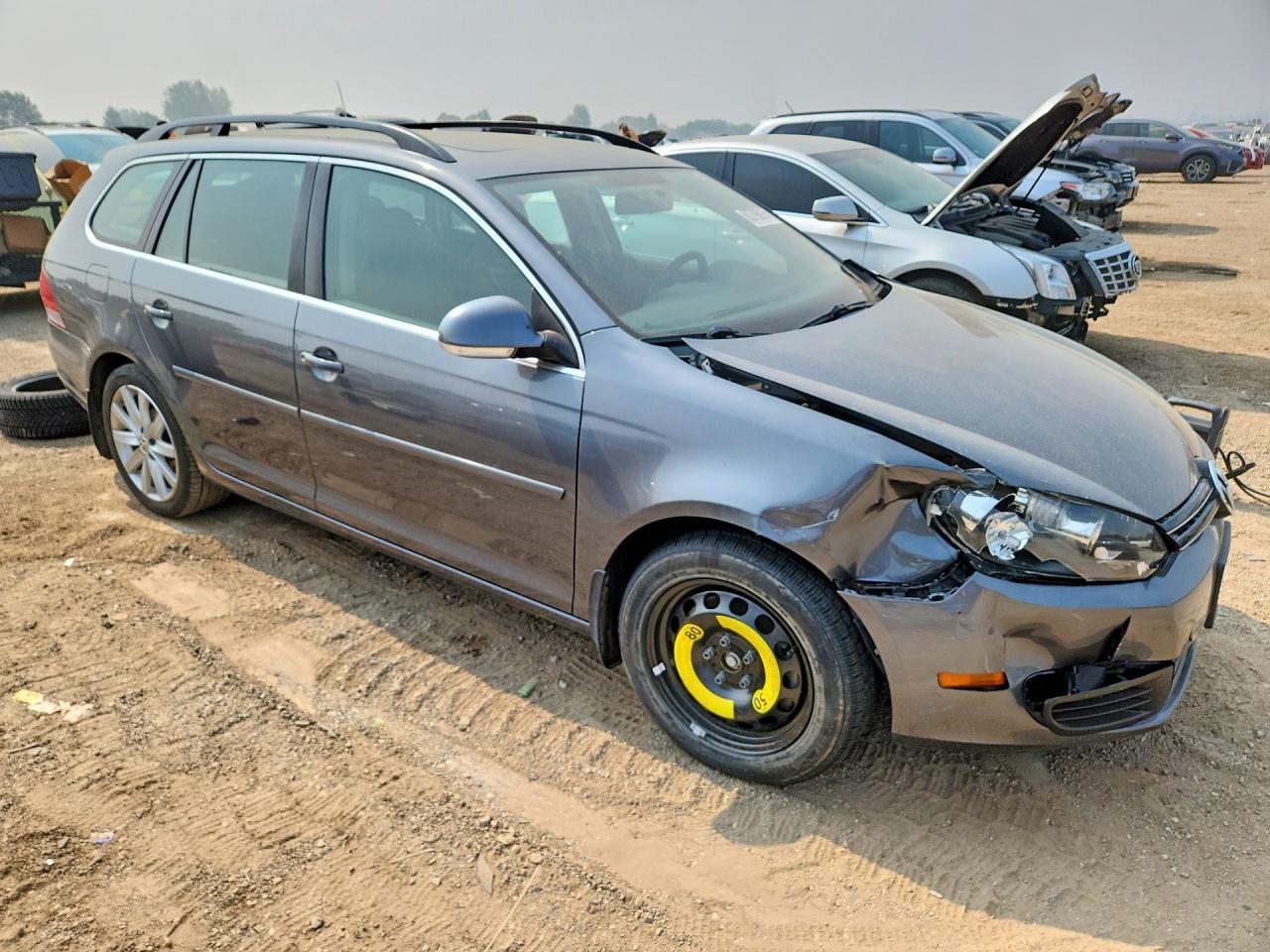 2014 Volkswagen Jetta Tdi Gray vin: 3VWPL7AJ7EM613532
