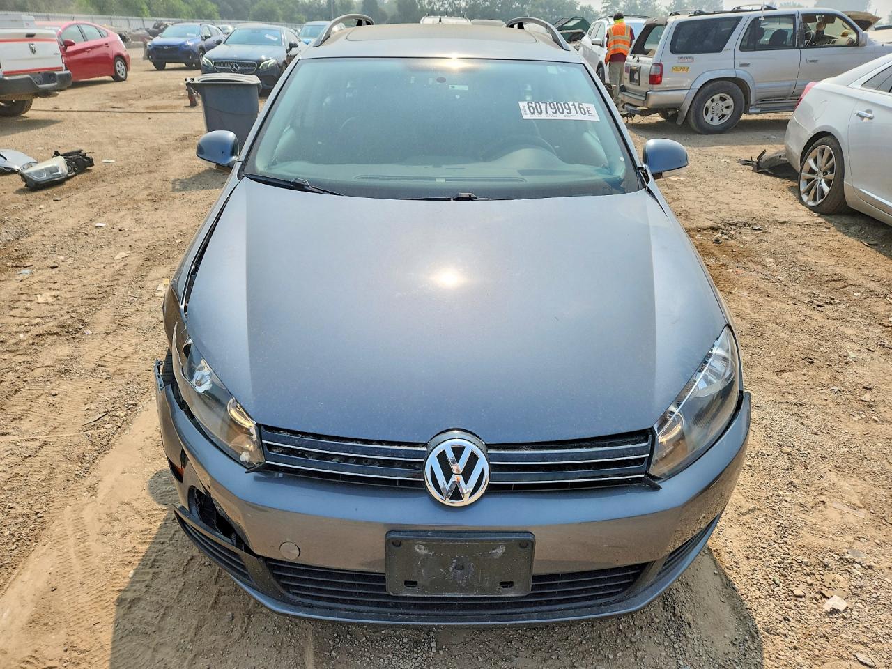 2014 Volkswagen Jetta Tdi Gray vin: 3VWPL7AJ7EM613532