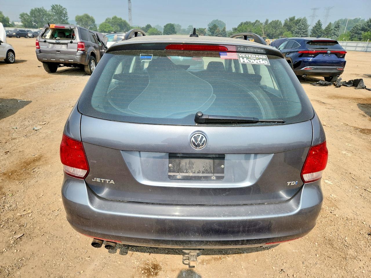 2014 Volkswagen Jetta Tdi Gray vin: 3VWPL7AJ7EM613532