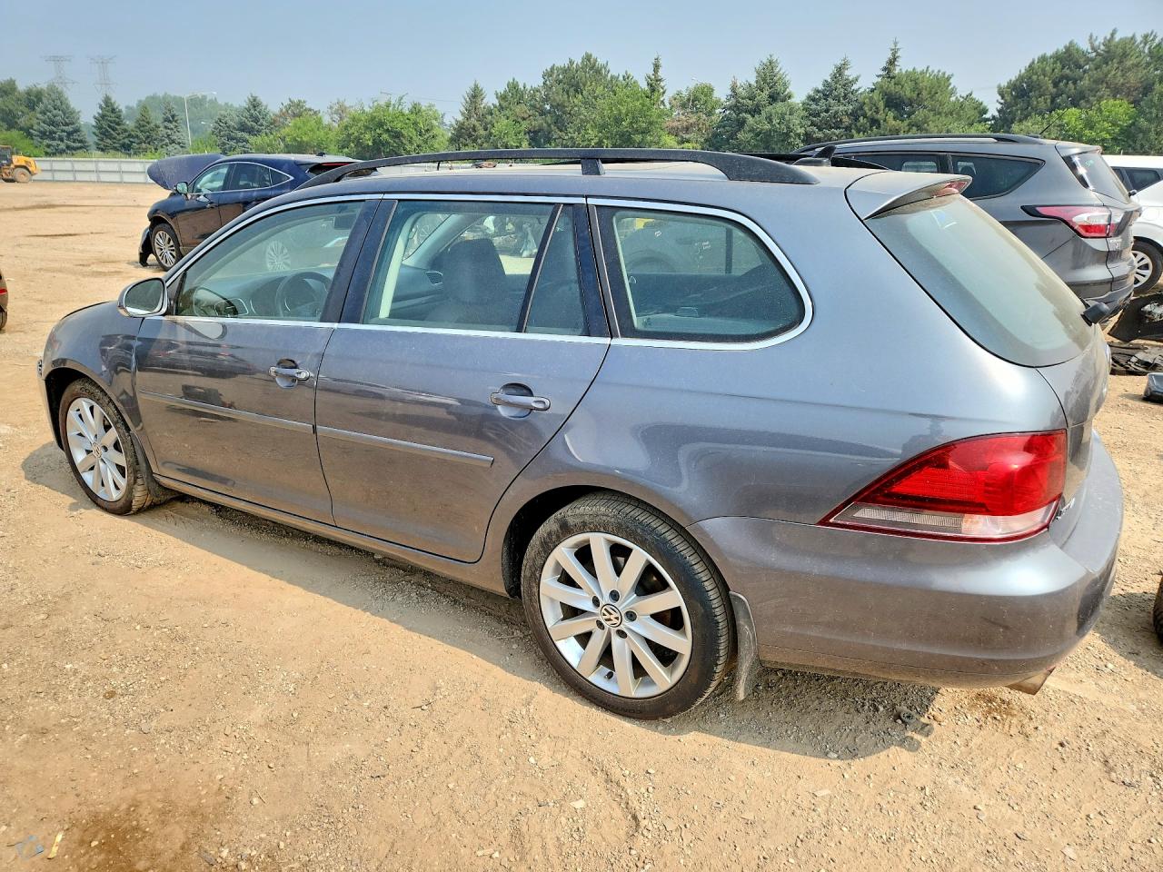 2014 Volkswagen Jetta Tdi Gray vin: 3VWPL7AJ7EM613532