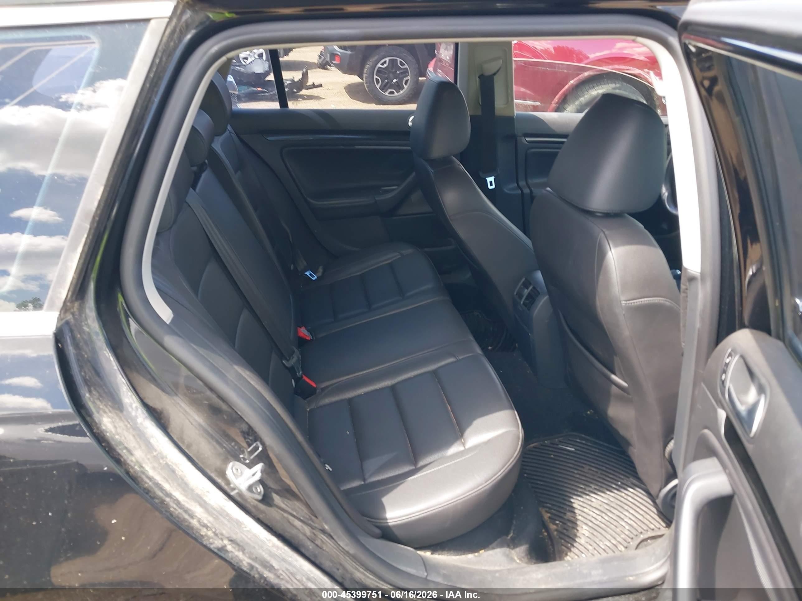 2014 Volkswagen Jetta Sportwagen 2.0l Tdi Black vin: 3VWPL7AJ7EM616222