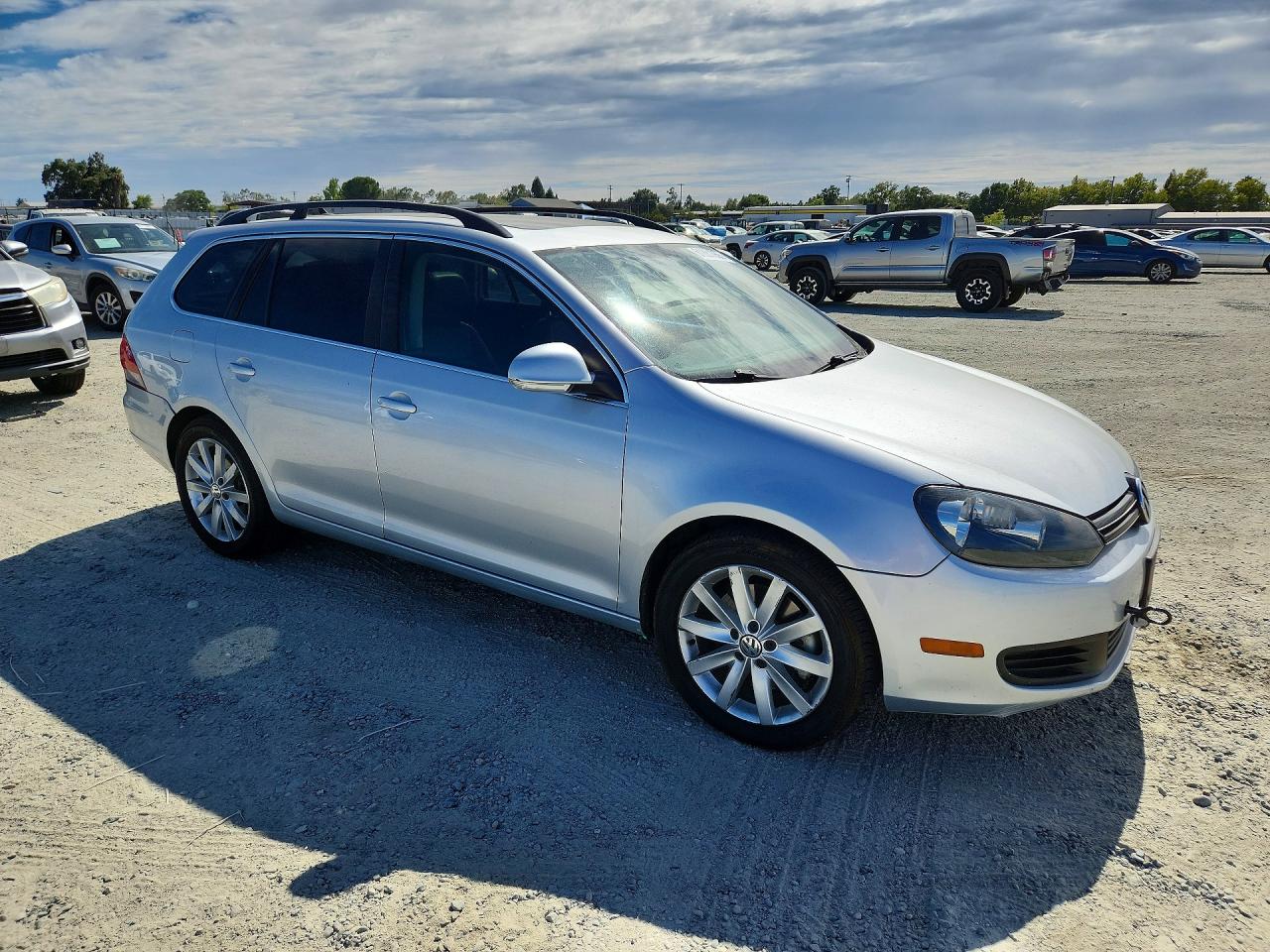 2014 Volkswagen Jetta Tdi Silver vin: 3VWPL7AJ7EM619279