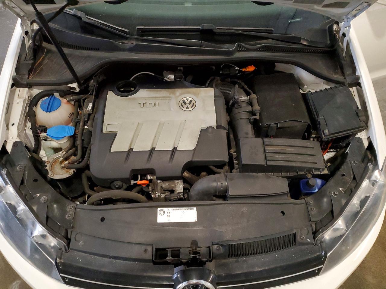 2011 Volkswagen Jetta Tdi Белый vin: 3VWPL7AJ8BM603474