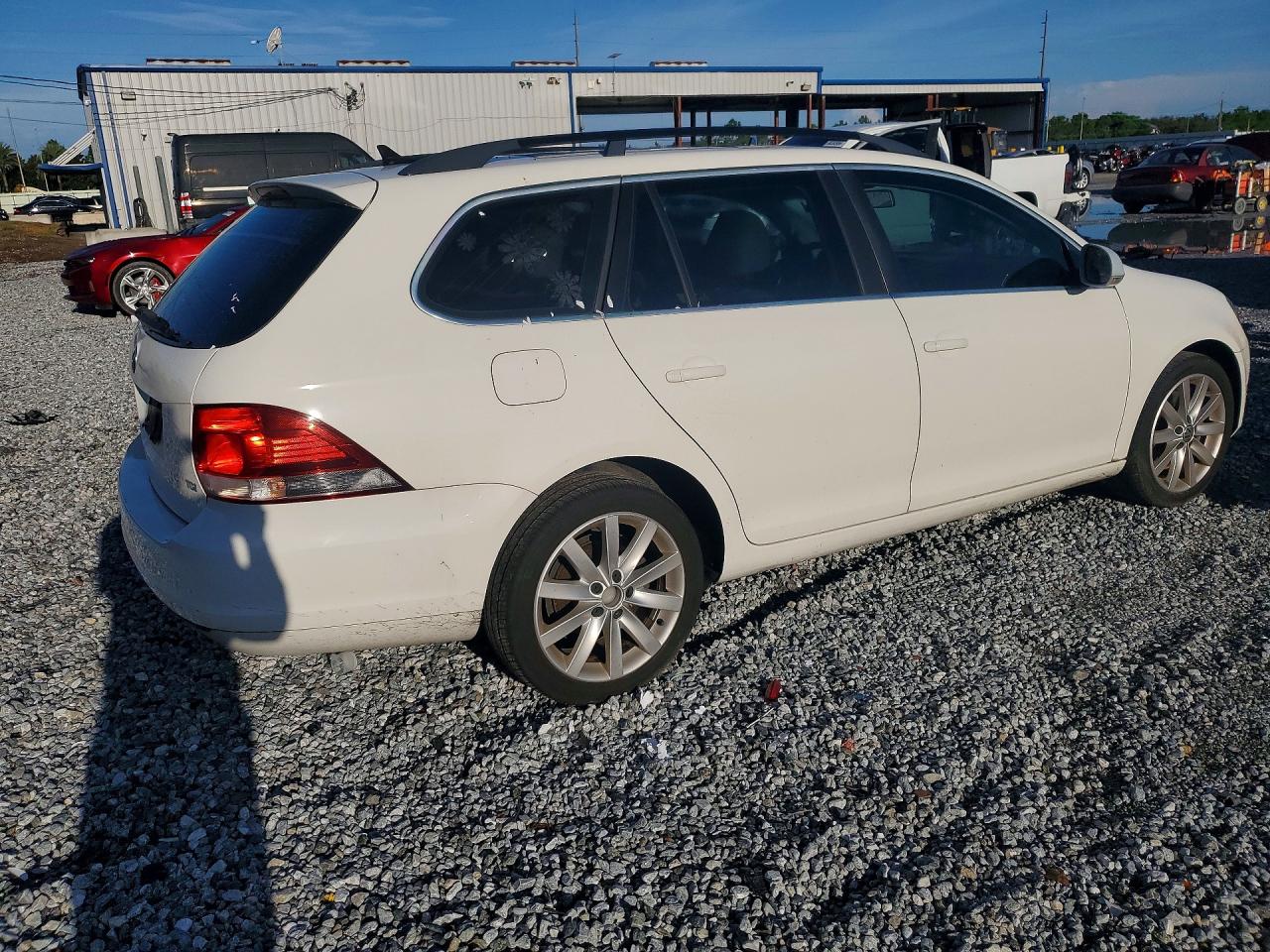 2012 Volkswagen Jetta Tdi White vin: 3VWPL7AJ8CM678905