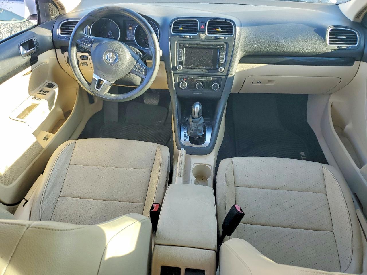 2012 Volkswagen Jetta Tdi White vin: 3VWPL7AJ8CM678905