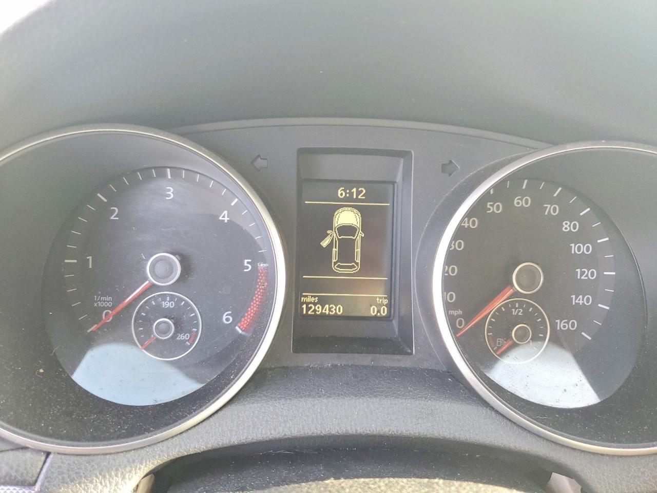 2012 Volkswagen Jetta Tdi White vin: 3VWPL7AJ8CM678905