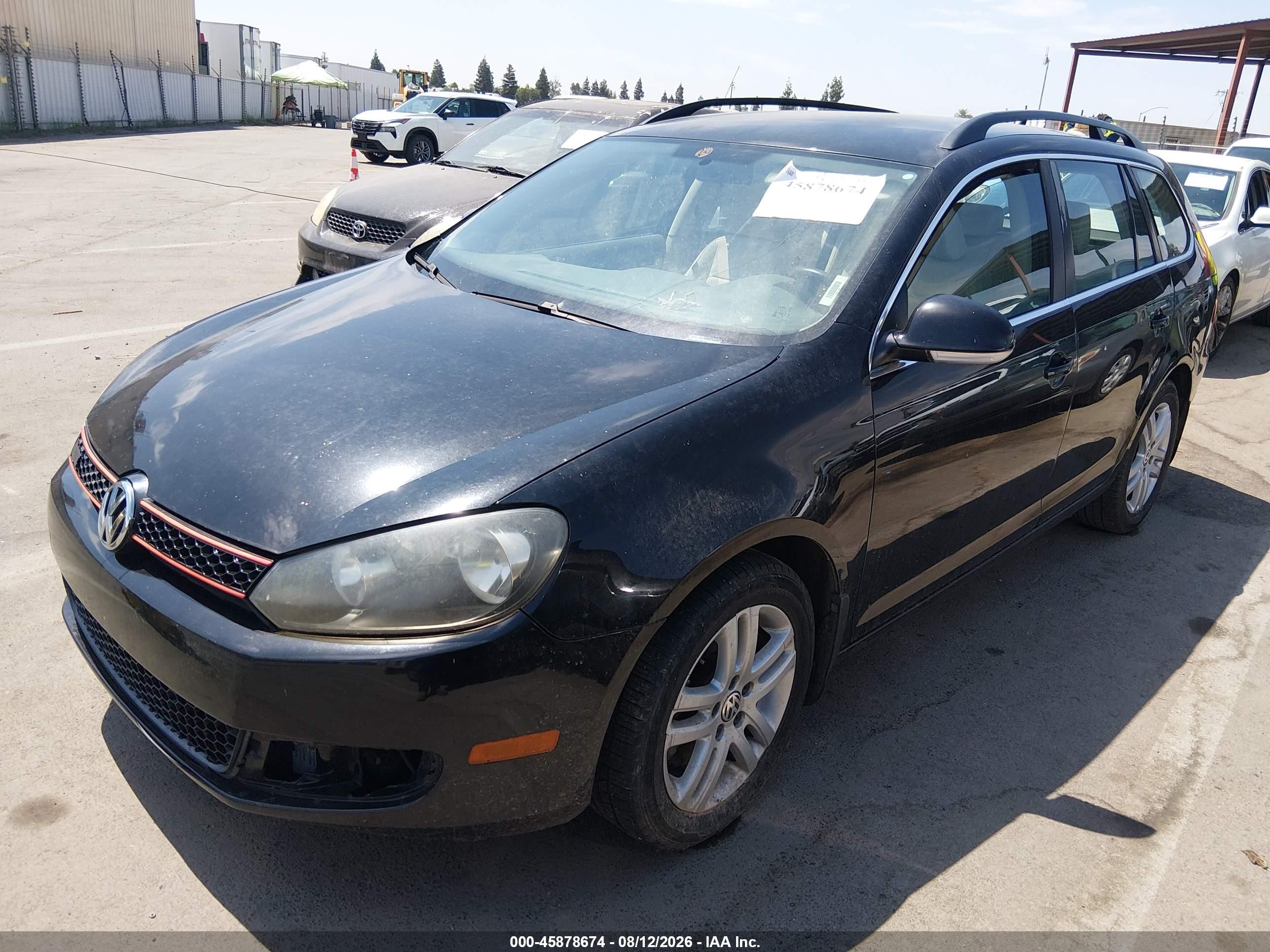 2012 Volkswagen Jetta Sportwagen 2.0l Tdi Black vin: 3VWPL7AJ8CM686275