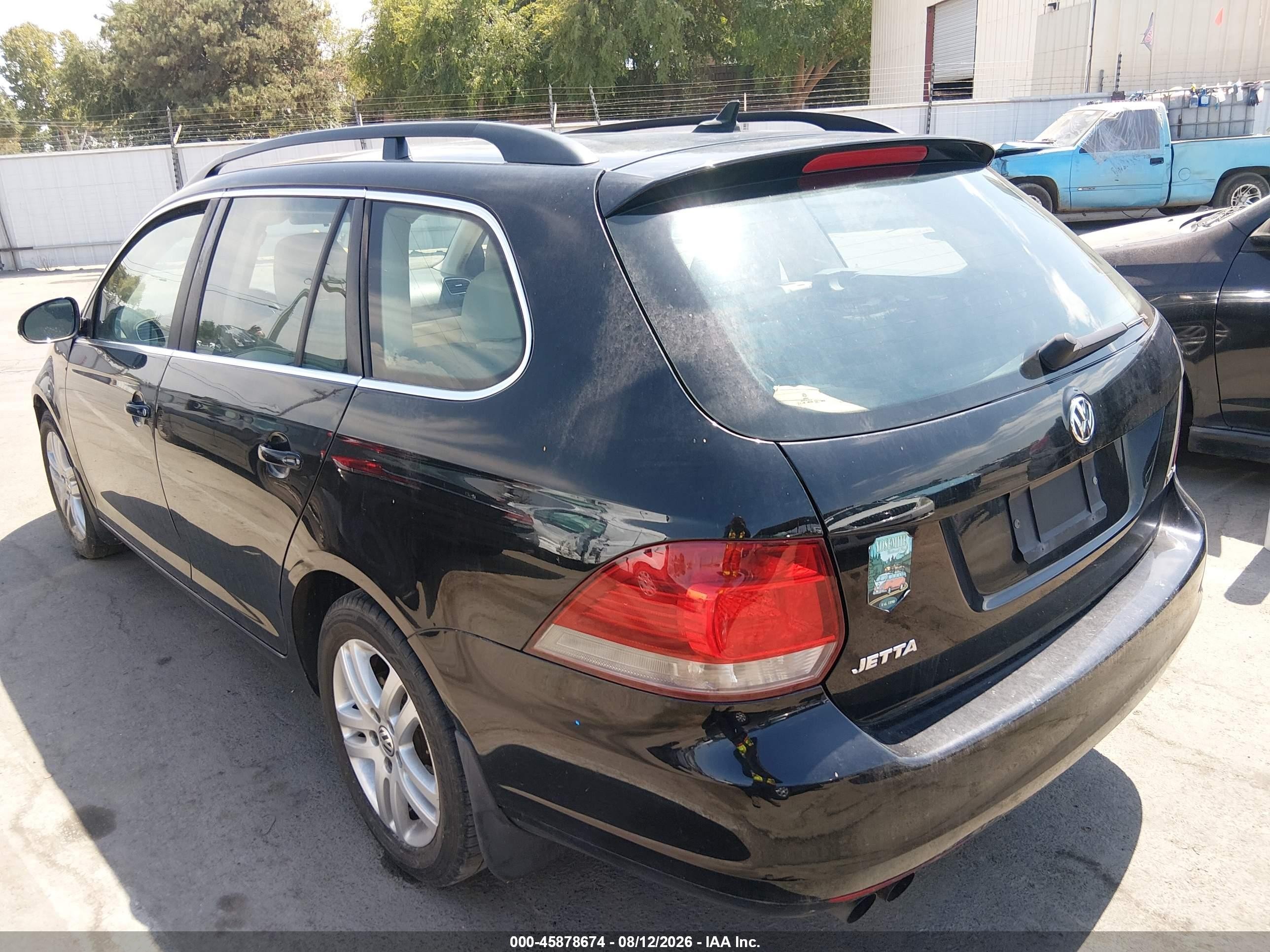 2012 Volkswagen Jetta Sportwagen 2.0l Tdi Black vin: 3VWPL7AJ8CM686275