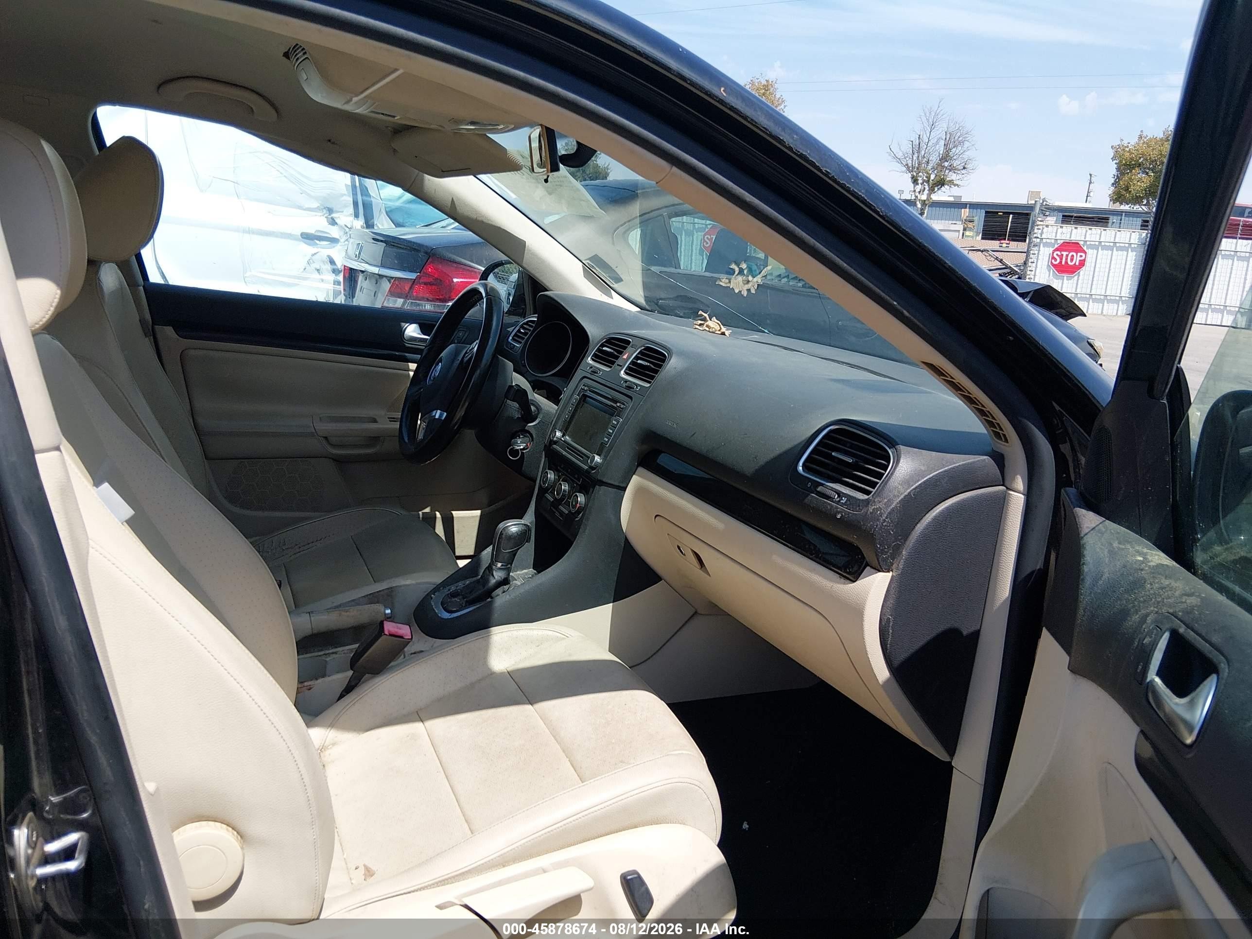 2012 Volkswagen Jetta Sportwagen 2.0l Tdi Black vin: 3VWPL7AJ8CM686275