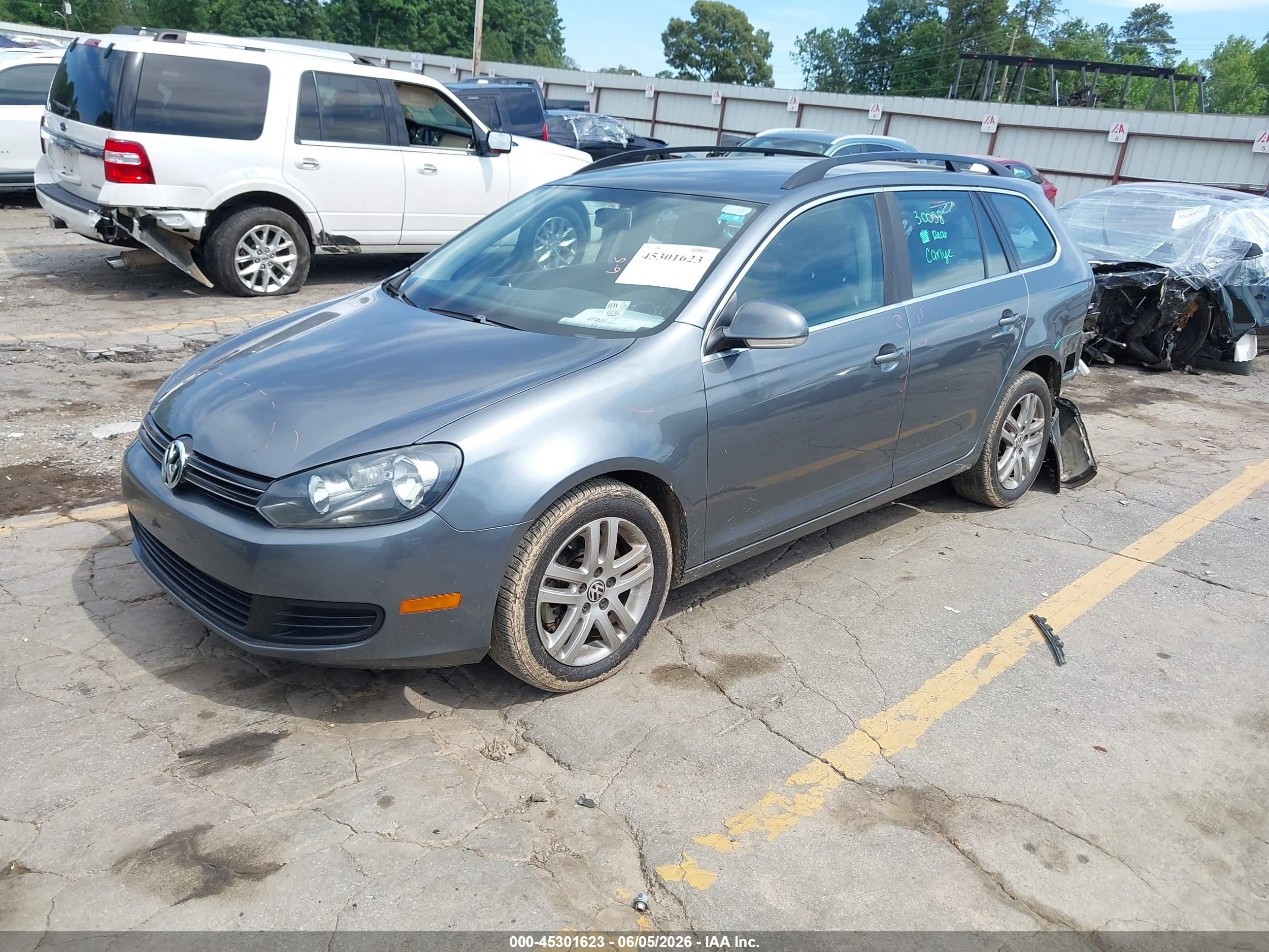 2013 Volkswagen Jetta Sportwagen 2.0l Tdi Gray vin: 3VWPL7AJ8DM605020