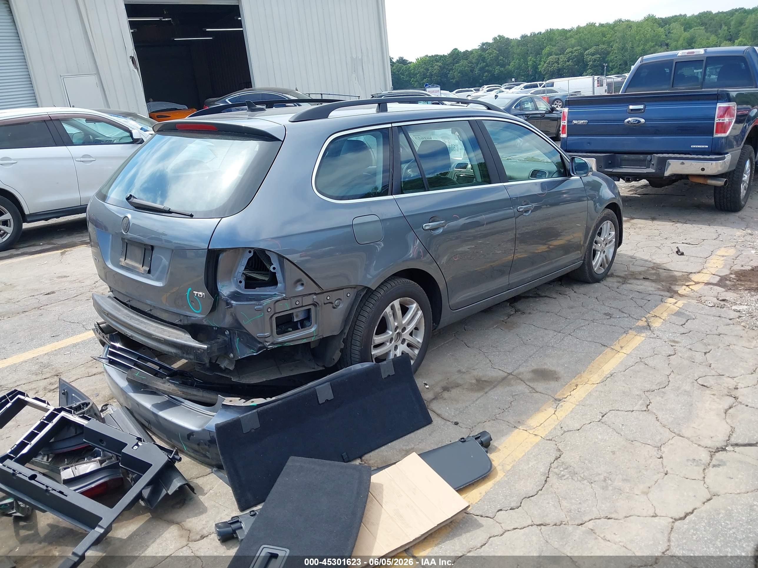 2013 Volkswagen Jetta Sportwagen 2.0l Tdi Gray vin: 3VWPL7AJ8DM605020