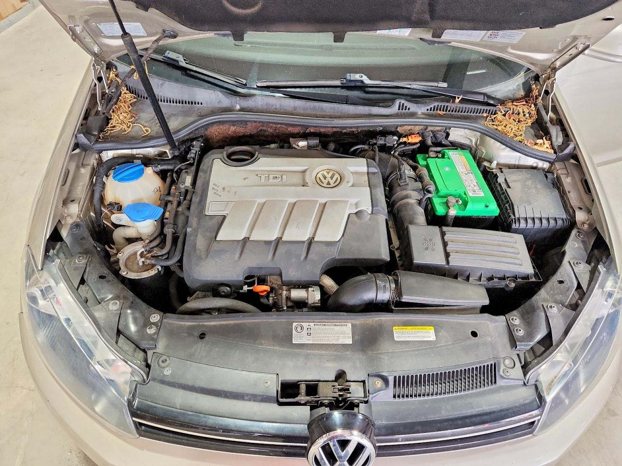 2013 Volkswagen Jetta Tdi Beige vin: 3VWPL7AJ8DM637479