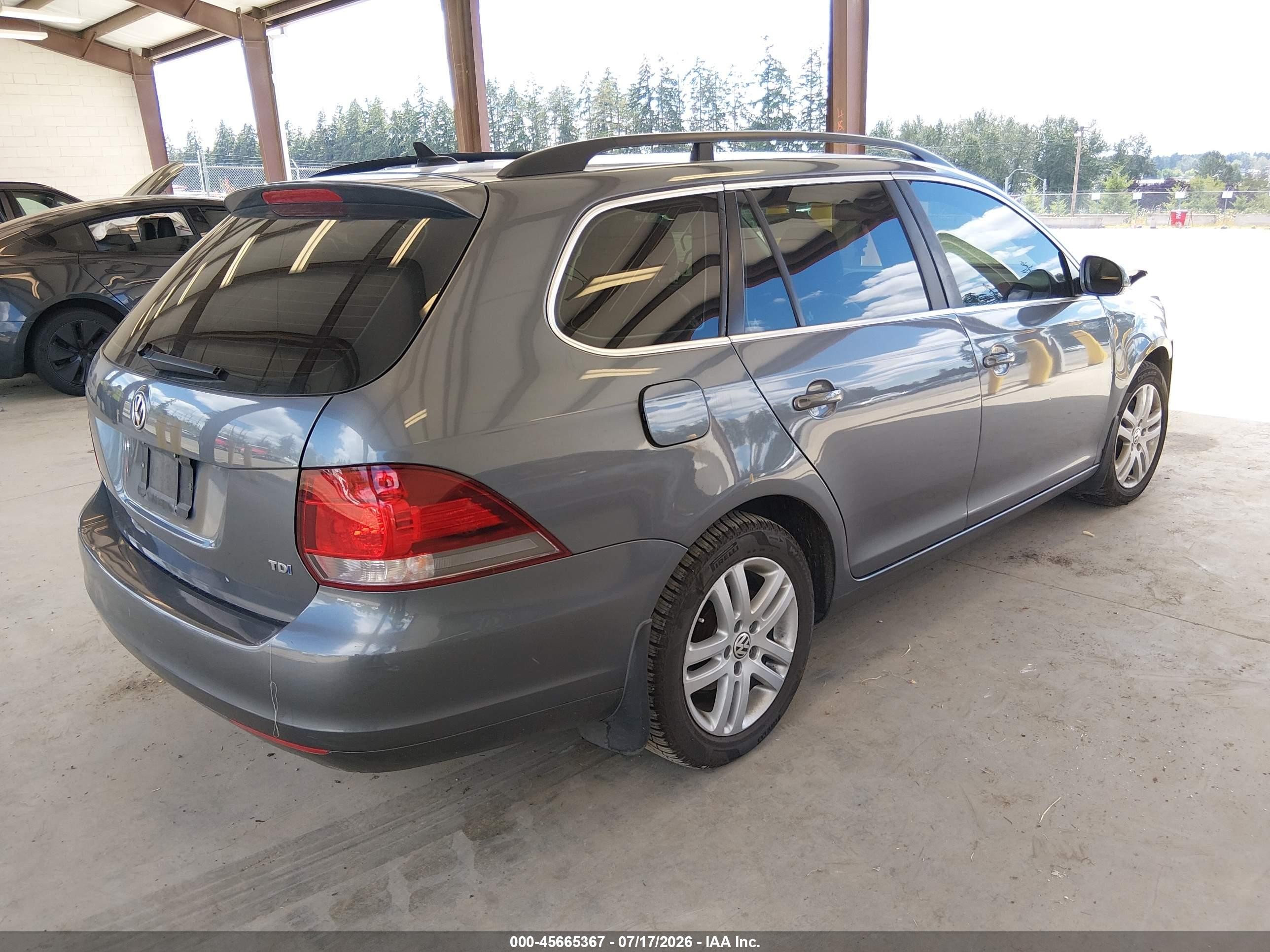 2013 Volkswagen Jetta Sportwagen 2.0l Tdi Синий vin: 3VWPL7AJ8DM662592