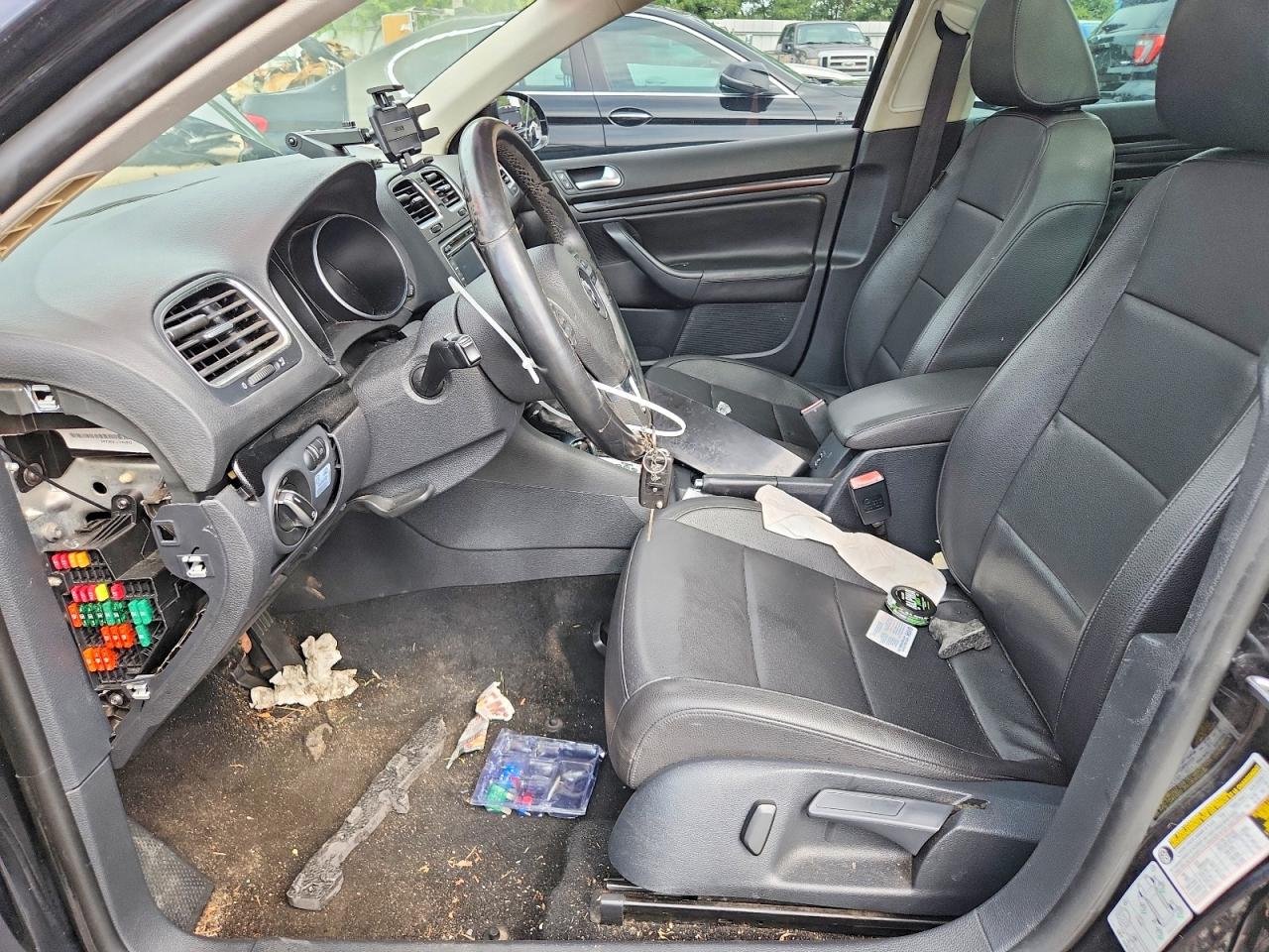 2013 Volkswagen Jetta Tdi Black vin: 3VWPL7AJ8DM694054