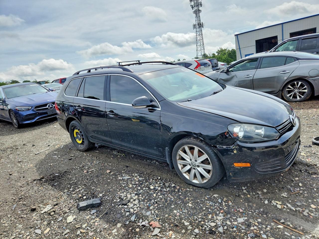 2013 Volkswagen Jetta Tdi Black vin: 3VWPL7AJ8DM694054