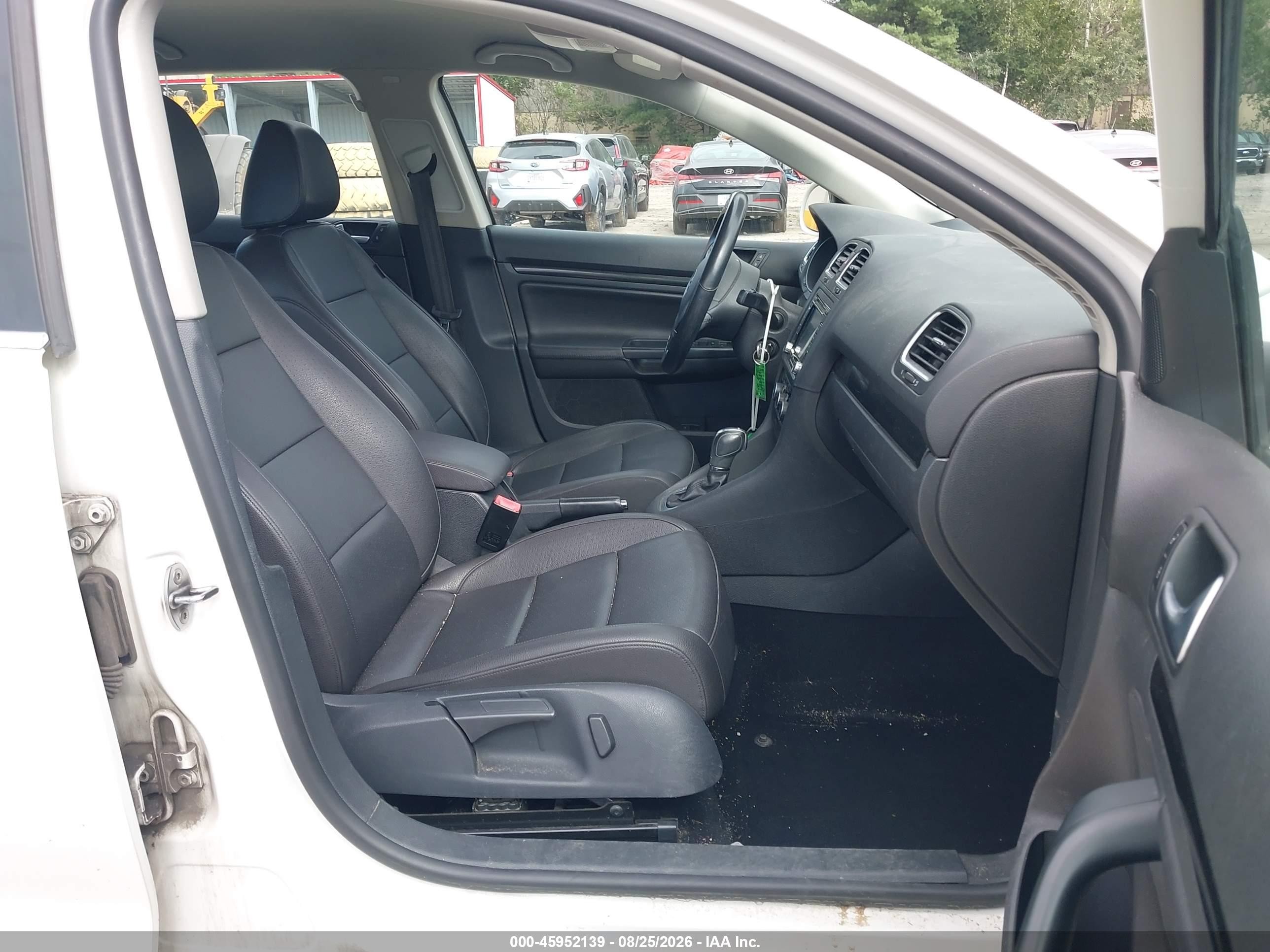 2014 Volkswagen Jetta Sportwagen 2.0l Tdi White vin: 3VWPL7AJ8EM605777