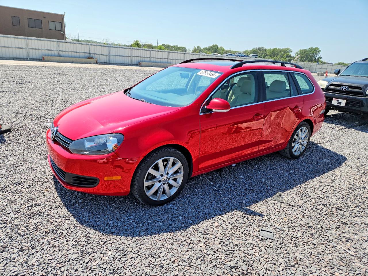 2014 Volkswagen Jetta Tdi Red vin: 3VWPL7AJ8EM615516