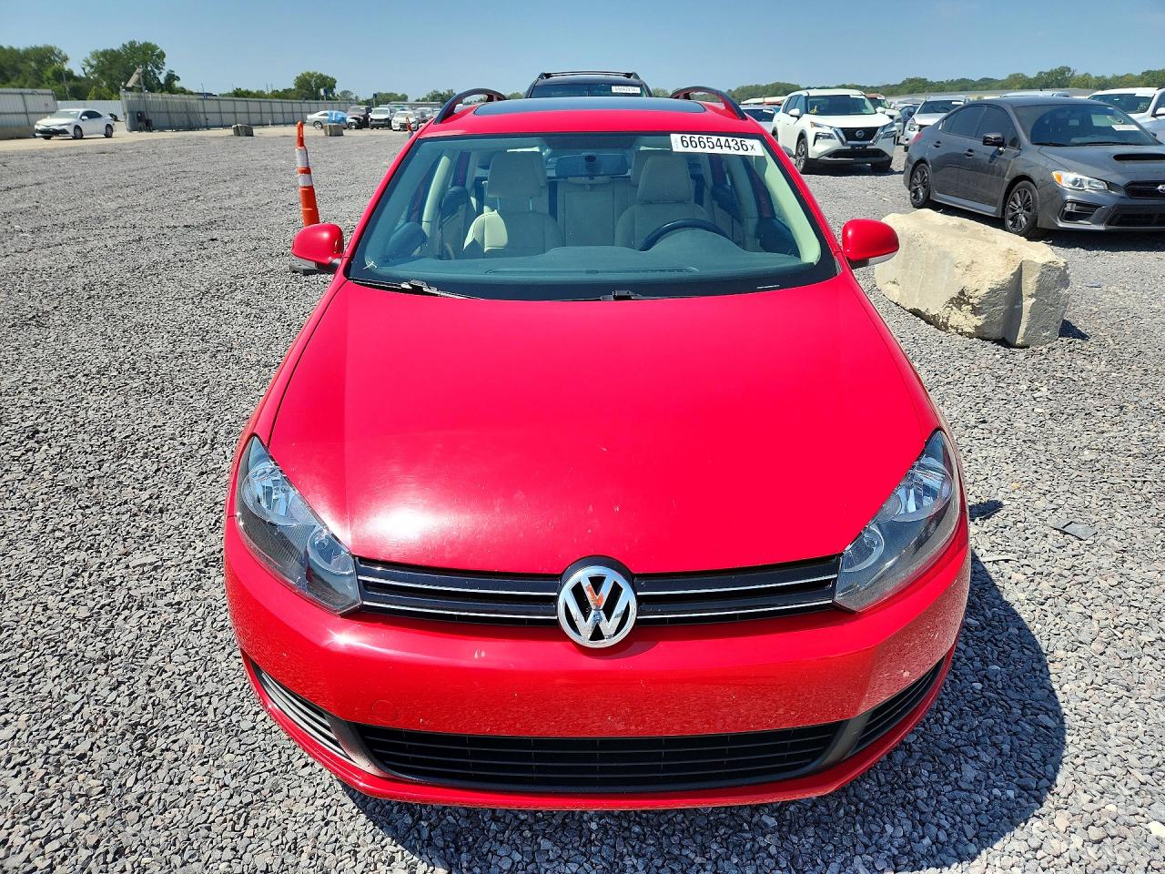 2014 Volkswagen Jetta Tdi Red vin: 3VWPL7AJ8EM615516