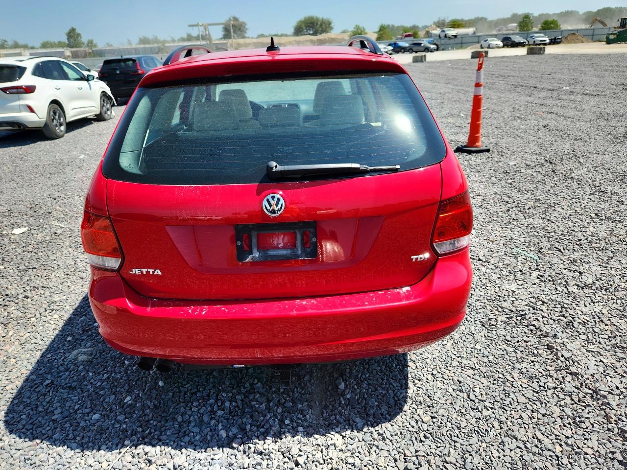 2014 Volkswagen Jetta Tdi Red vin: 3VWPL7AJ8EM615516