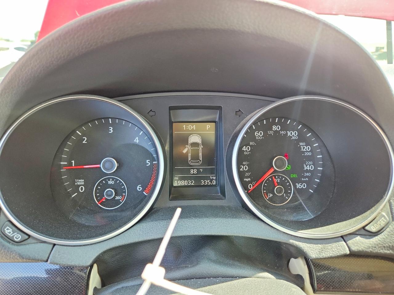 2014 Volkswagen Jetta Tdi Red vin: 3VWPL7AJ8EM615516