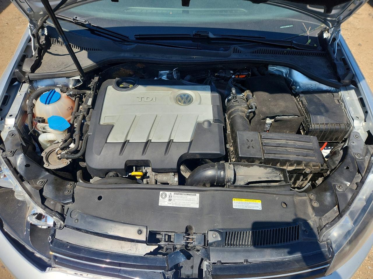 2014 Volkswagen Jetta Tdi Silver vin: 3VWPL7AJ8EM617976