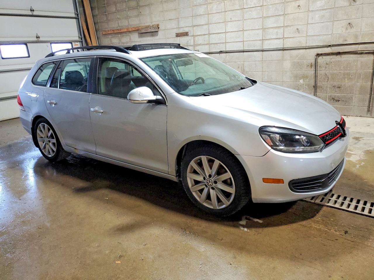 2014 Volkswagen Jetta Tdi Silver vin: 3VWPL7AJ8EM623647
