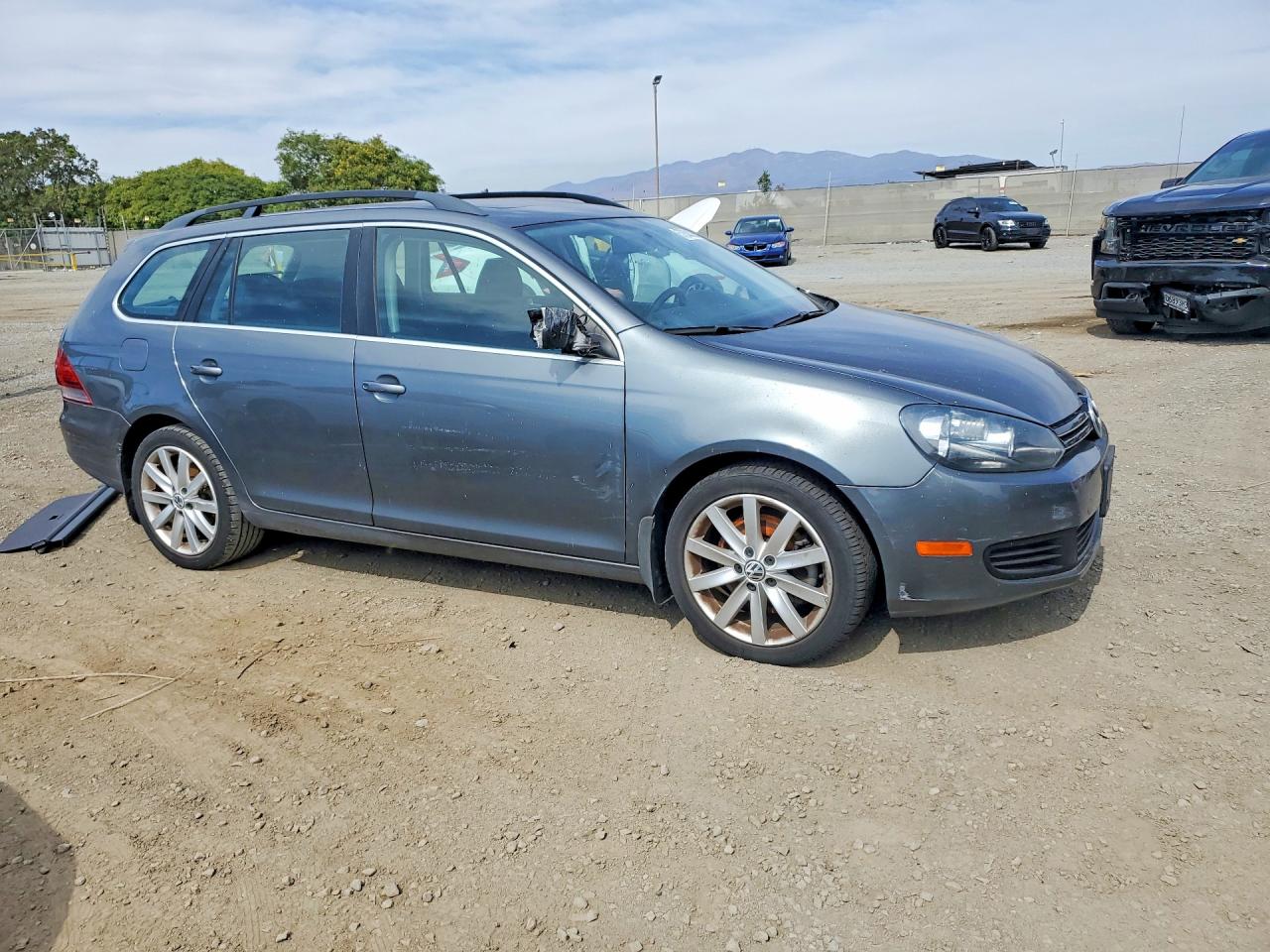 2011 Volkswagen Jetta Tdi Gray vin: 3VWPL7AJ9BM675669