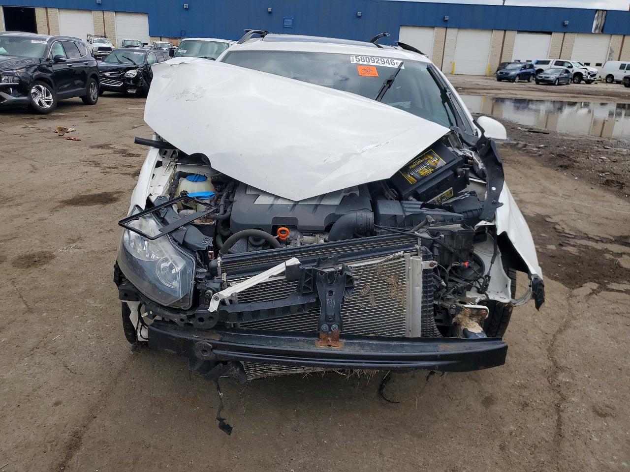 2012 Volkswagen Jetta Tdi White vin: 3VWPL7AJ9CM686253