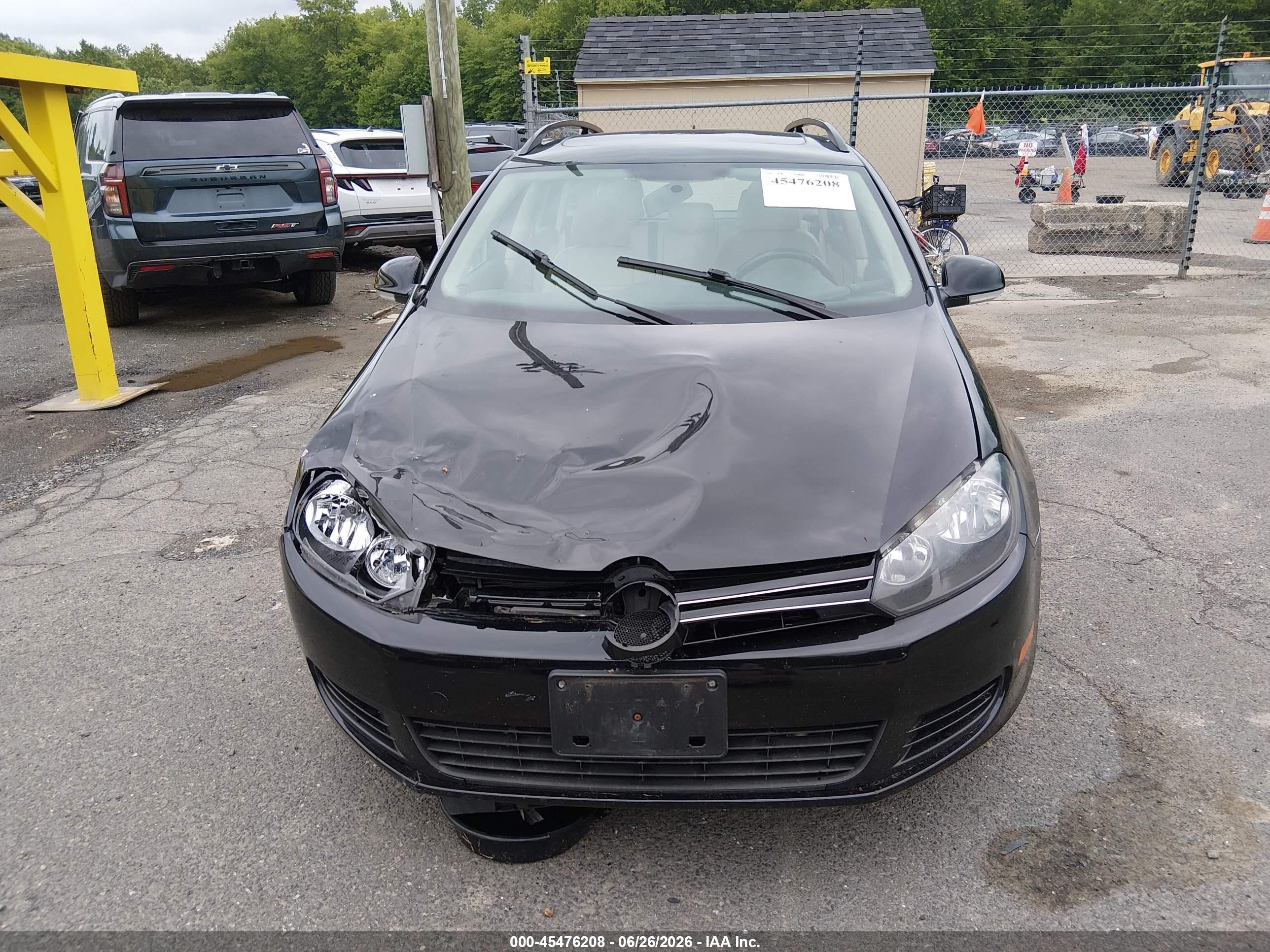 2013 Volkswagen Jetta Sportwagen 2.0l Tdi Black vin: 3VWPL7AJ9DM635966