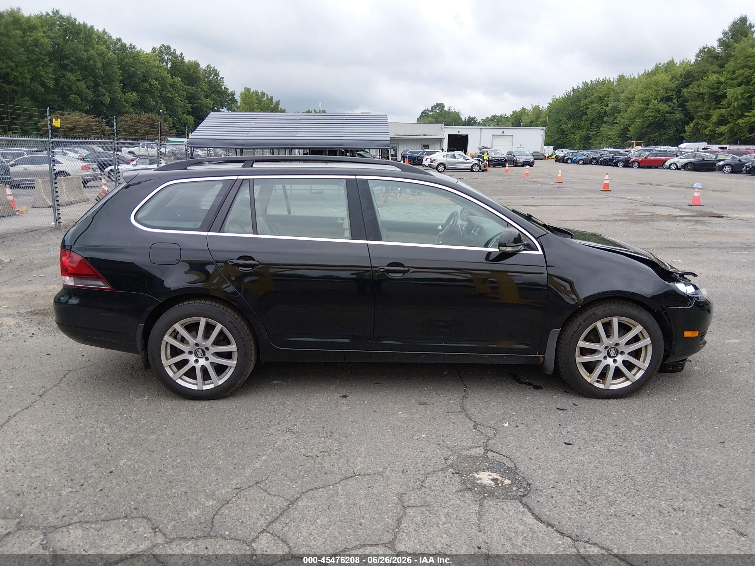 2013 Volkswagen Jetta Sportwagen 2.0l Tdi Black vin: 3VWPL7AJ9DM635966