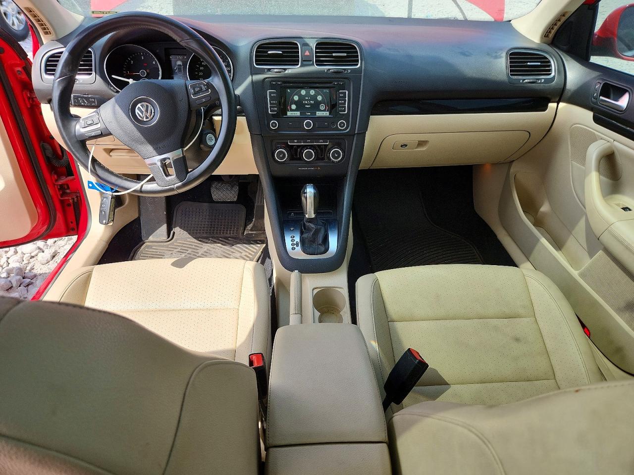 2013 Volkswagen Jetta Tdi Red vin: 3VWPL7AJ9DM666148
