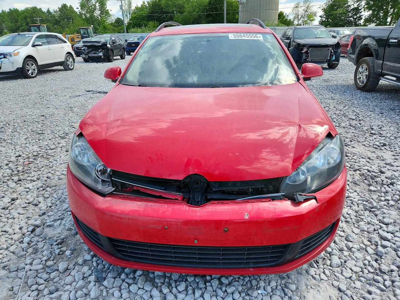 2013 Volkswagen Jetta Tdi Red vin: 3VWPL7AJ9DM666148