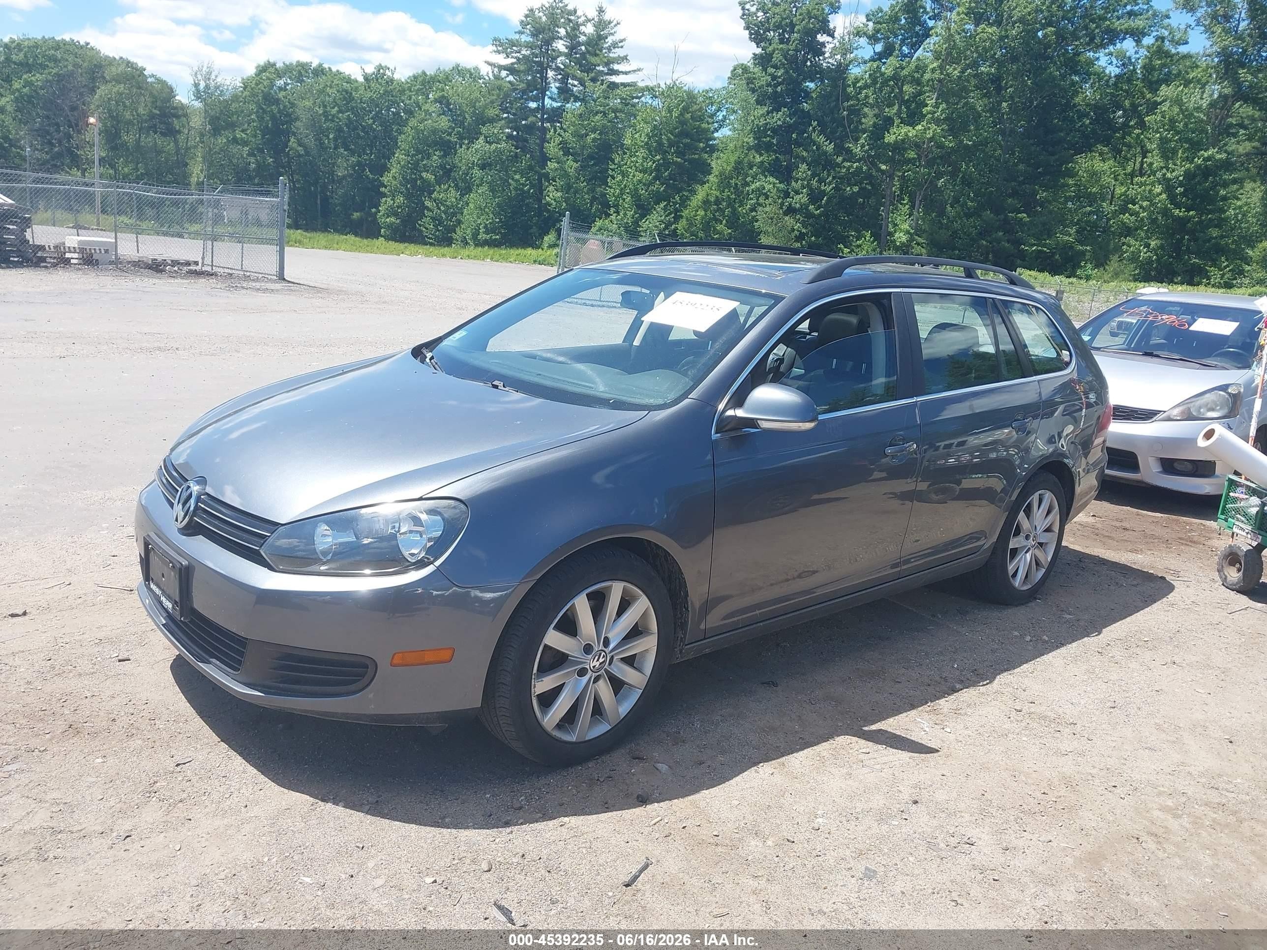 2013 Volkswagen Jetta Sportwagen 2.0l Tdi Gray vin: 3VWPL7AJ9DM666926