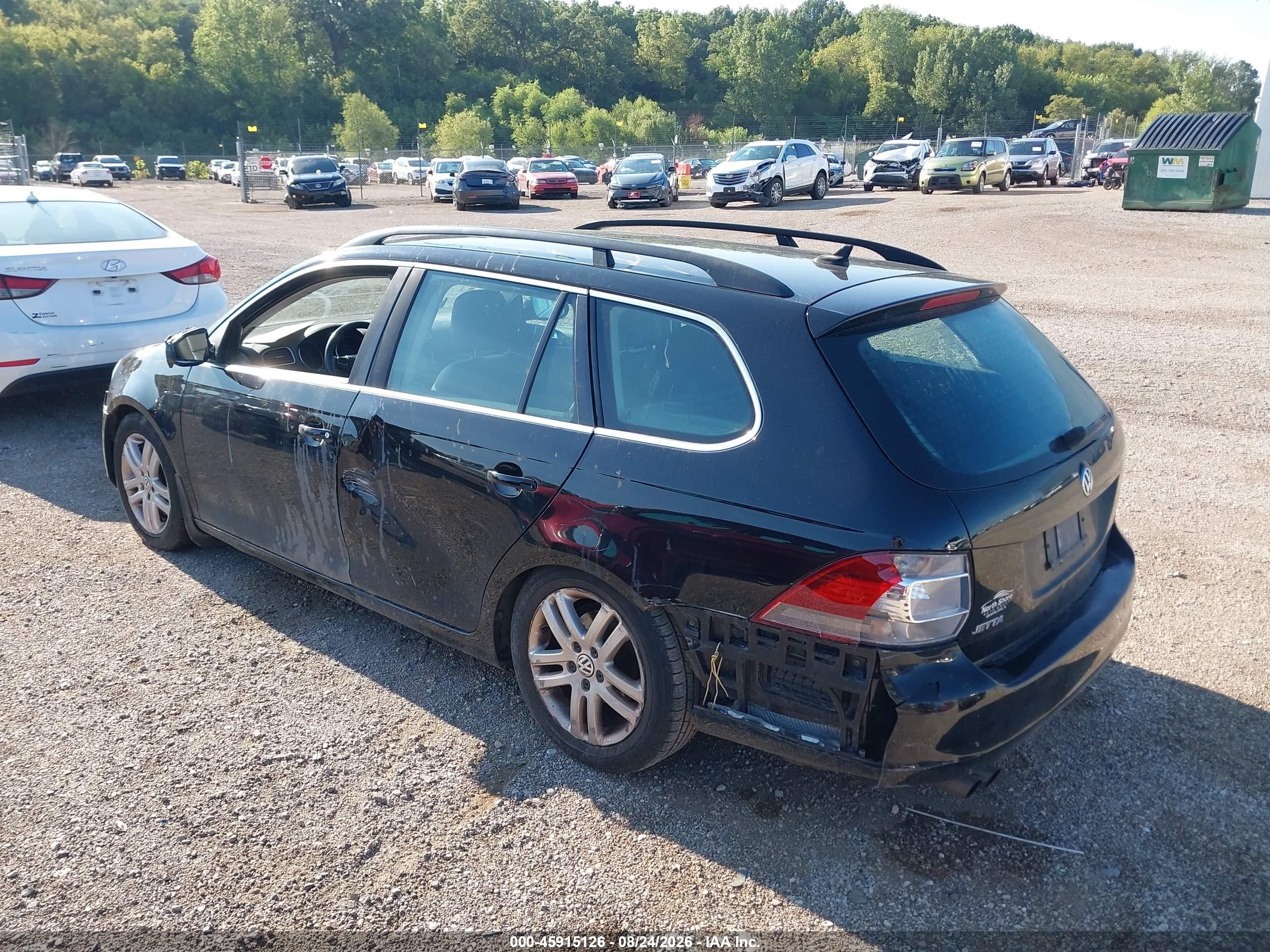 2014 Volkswagen Jetta Sportwagen 2.0l Tdi Черный vin: 3VWPL7AJ9EM600524