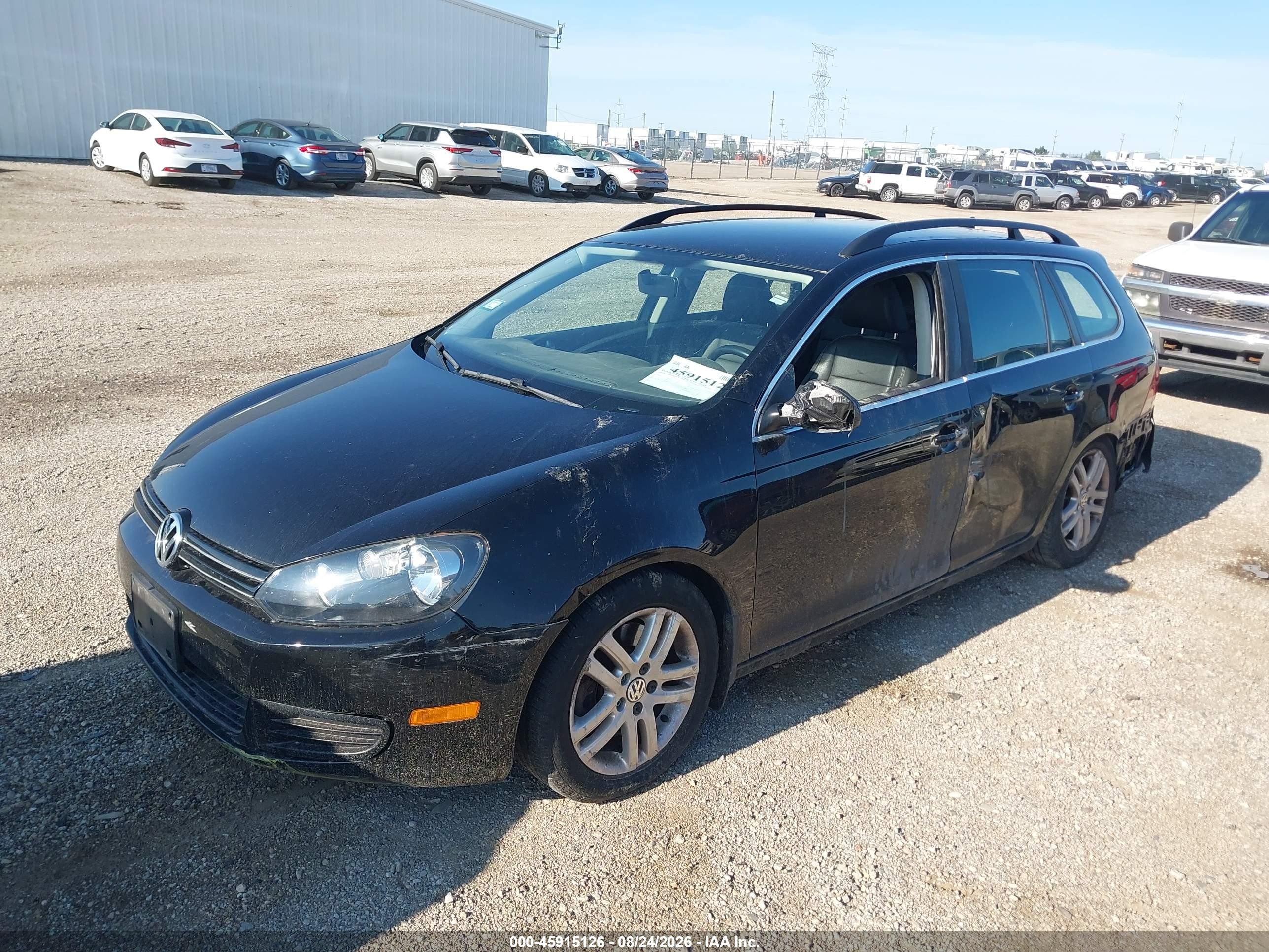 2014 Volkswagen Jetta Sportwagen 2.0l Tdi Черный vin: 3VWPL7AJ9EM600524