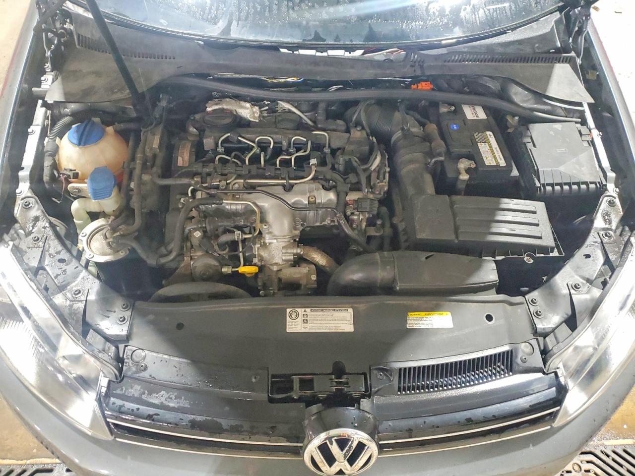 2014 Volkswagen Jetta Tdi Silver vin: 3VWPL7AJ9EM604010