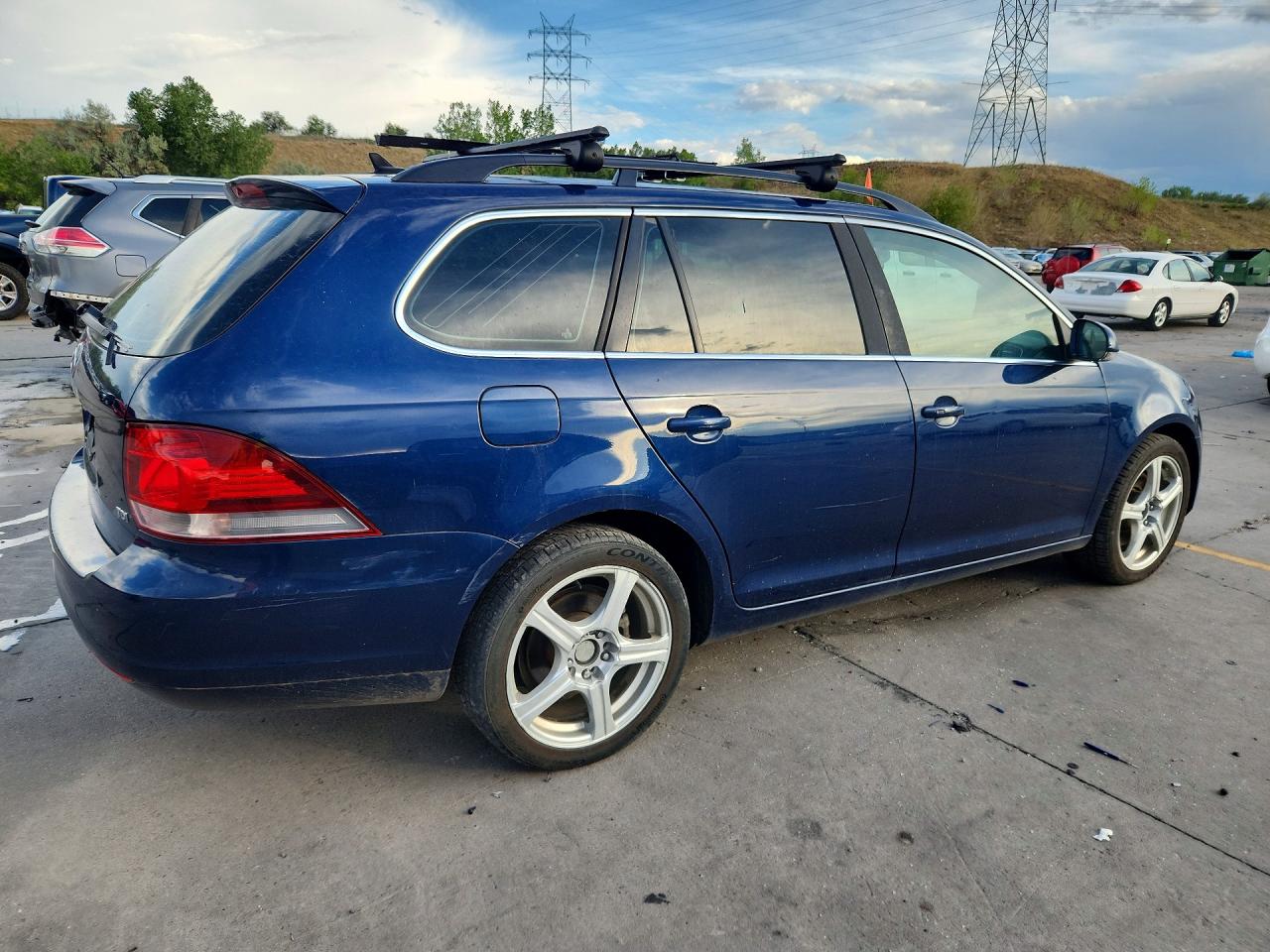 2014 Volkswagen Jetta Tdi Синий vin: 3VWPL7AJ9EM615394