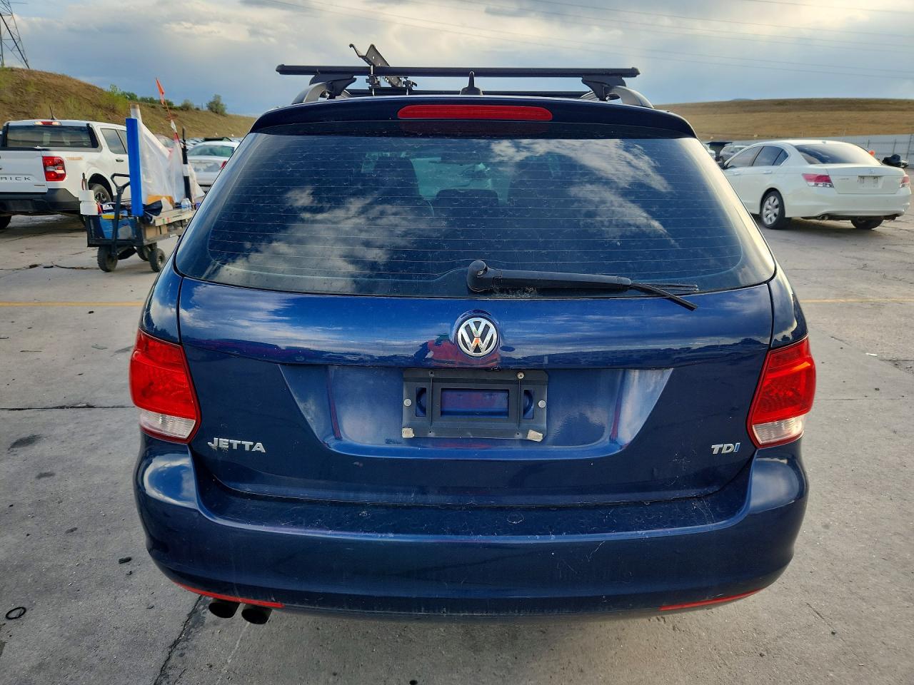 2014 Volkswagen Jetta Tdi Синий vin: 3VWPL7AJ9EM615394