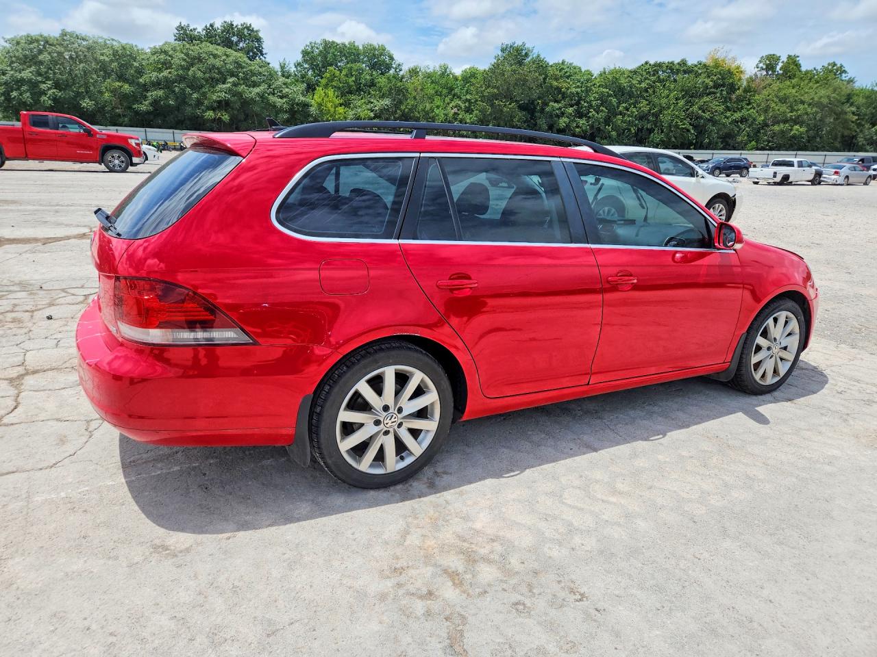 2014 Volkswagen Jetta Tdi Красный vin: 3VWPL7AJ9EM623494