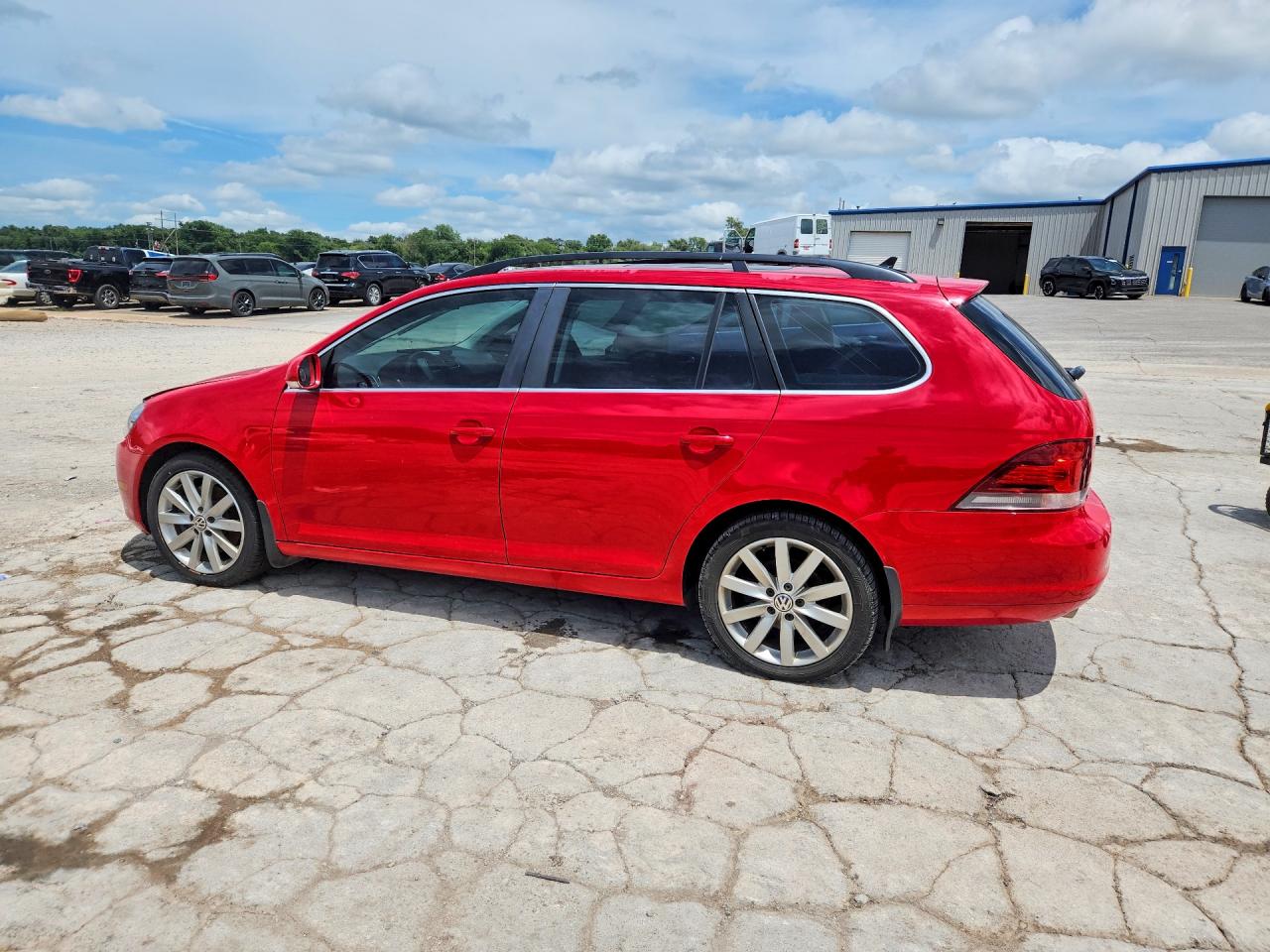 2014 Volkswagen Jetta Tdi Красный vin: 3VWPL7AJ9EM623494
