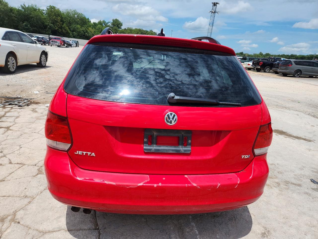 2014 Volkswagen Jetta Tdi Красный vin: 3VWPL7AJ9EM623494