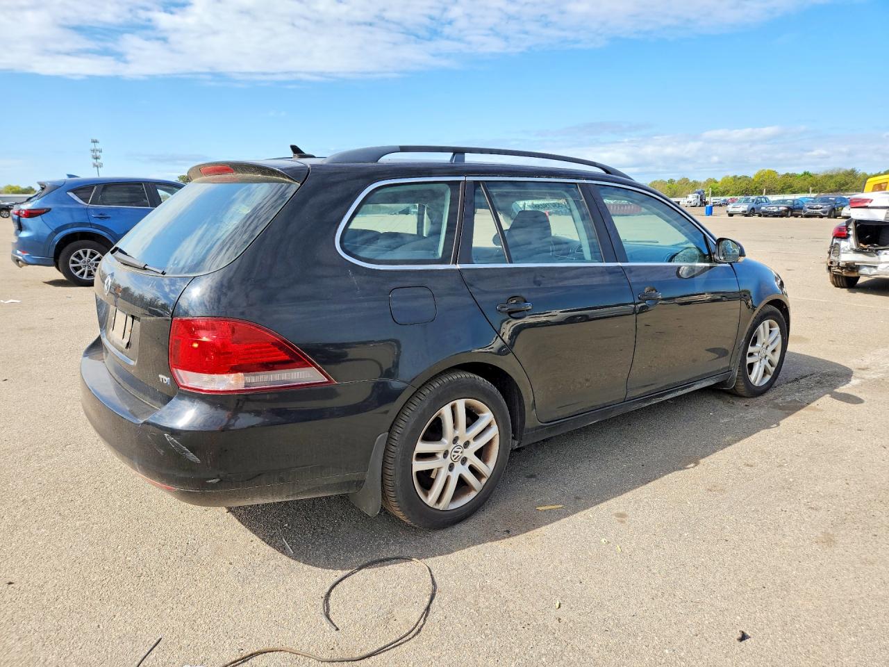 2010 Volkswagen Jetta Tdi Black vin: 3VWPL7AJXAM701694